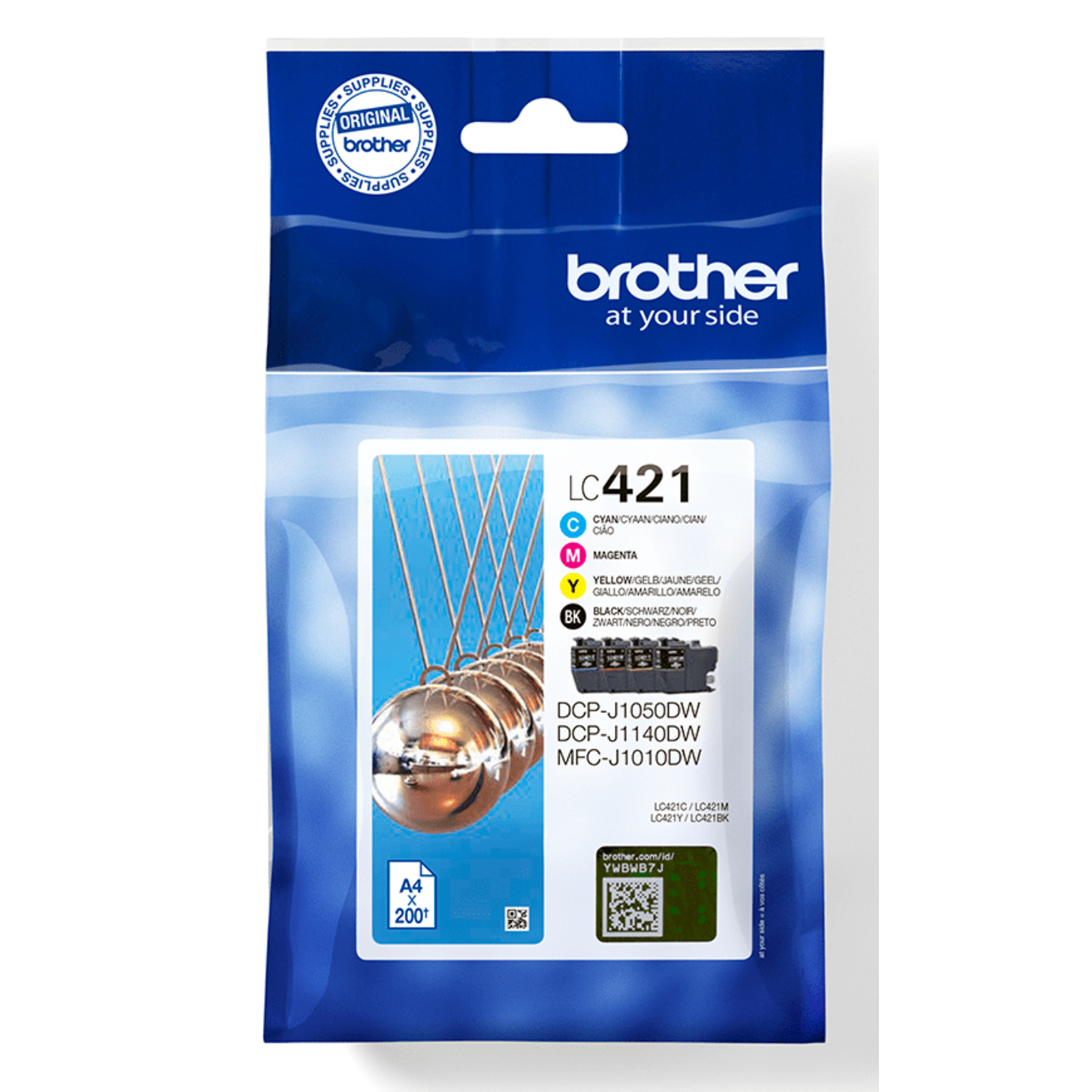 Bredher Cartridge LC-421VAL DCP-J1050DW/J1140DW/MFC-J1010W