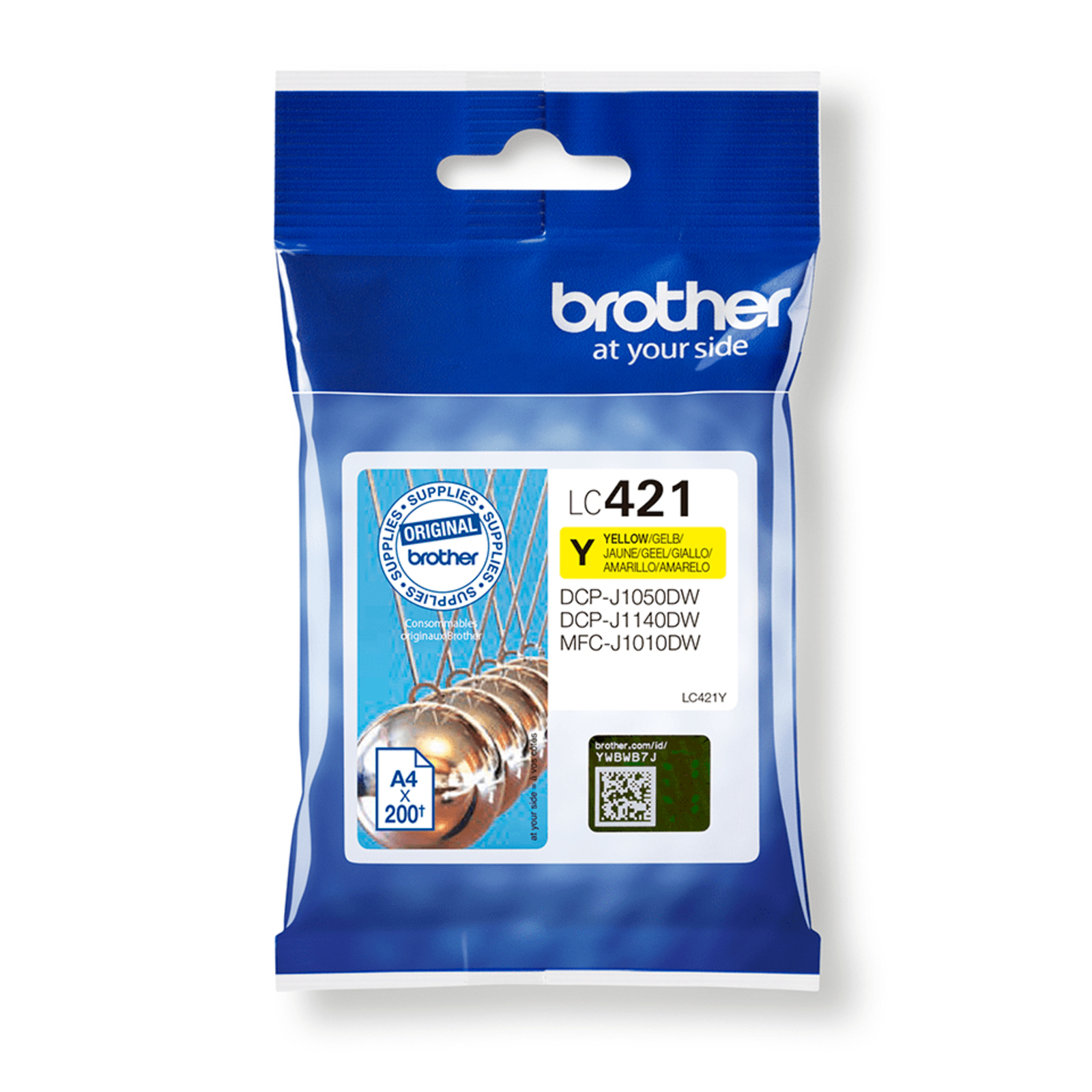 Bredher LC421Y Yellow Original Ink Cartridge