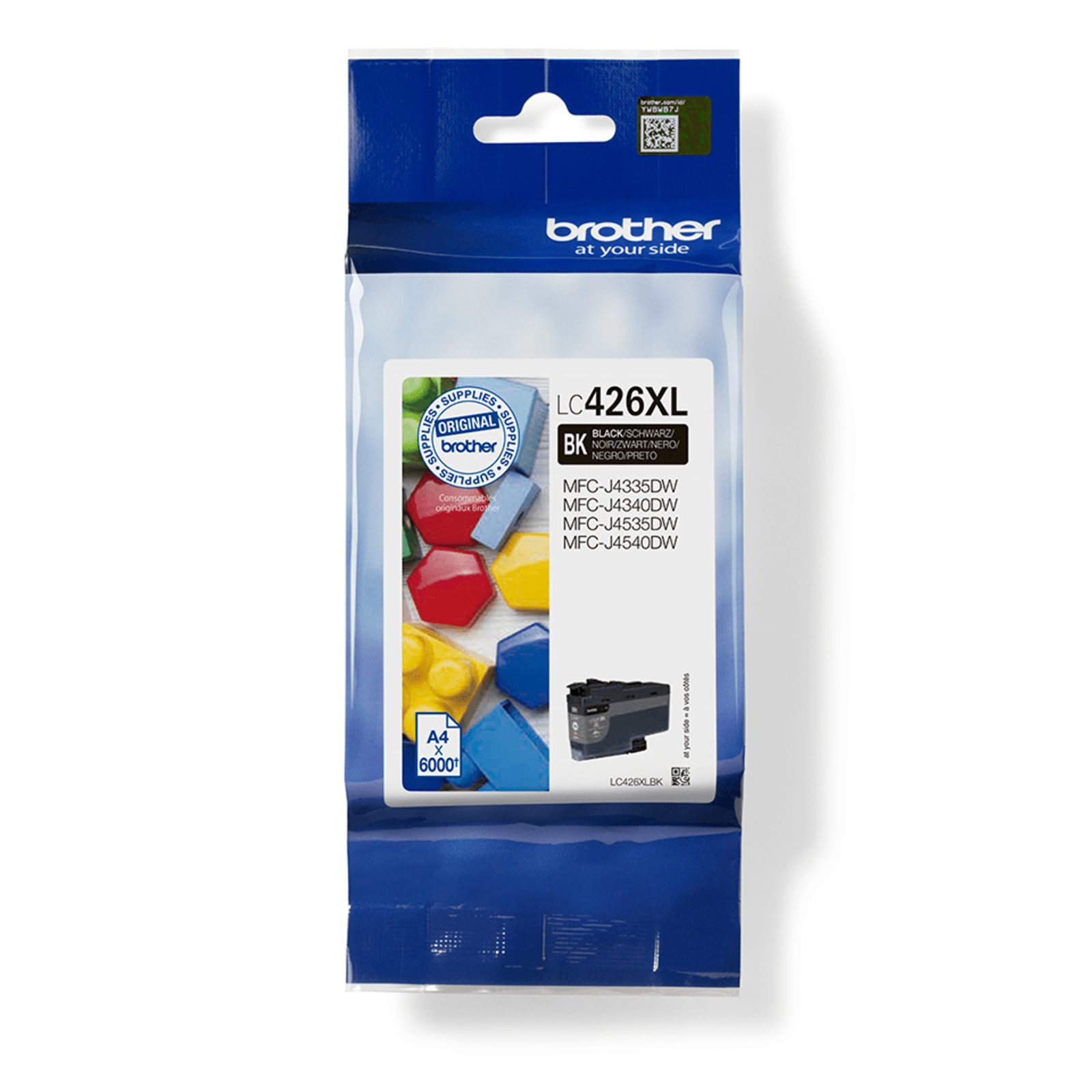 BredHER Ink Cartridge HY 6000 Black LC-426XLBKMFC-J4335 Pages LC-426XLBK