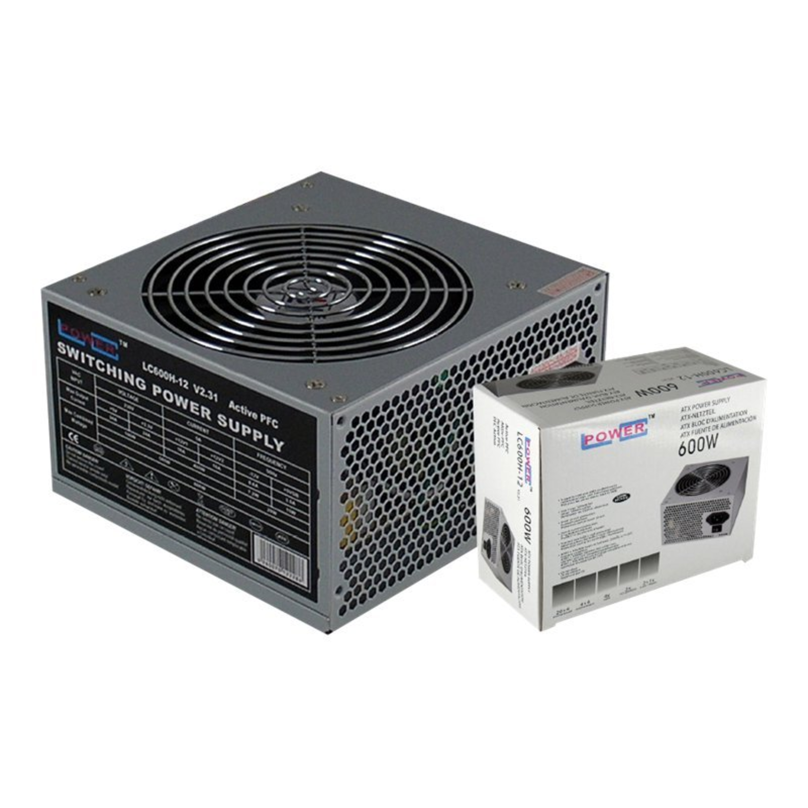 LC Power 600W Office LC600H-12