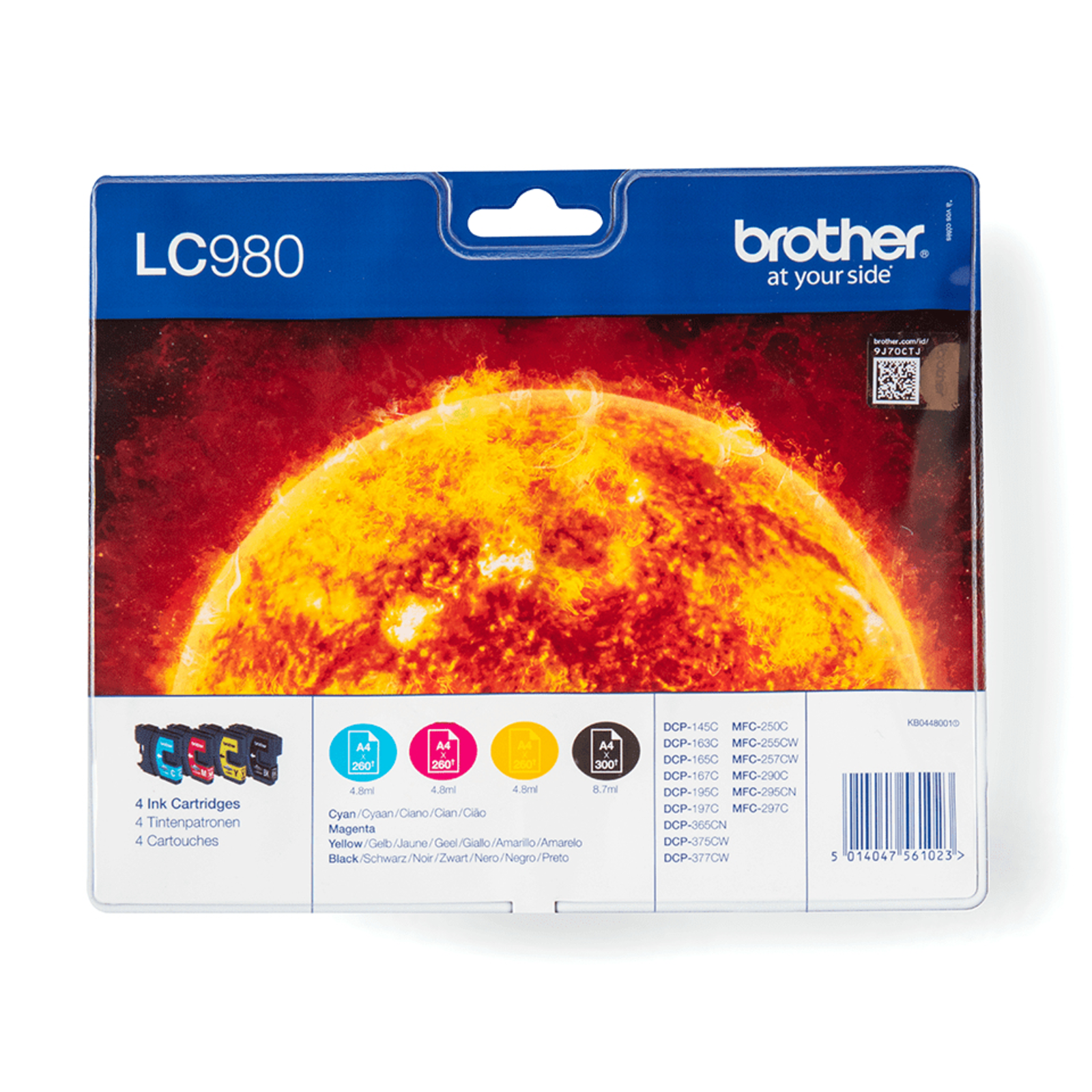 Bredher LC980VALBPDR 4 Pack Black