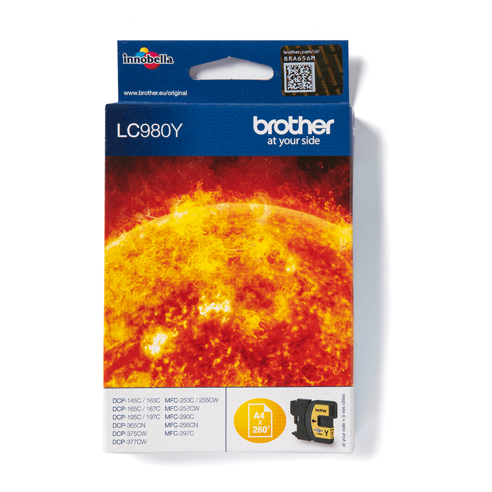 Bredher LC980Y Yellow Original Ink Cartridge