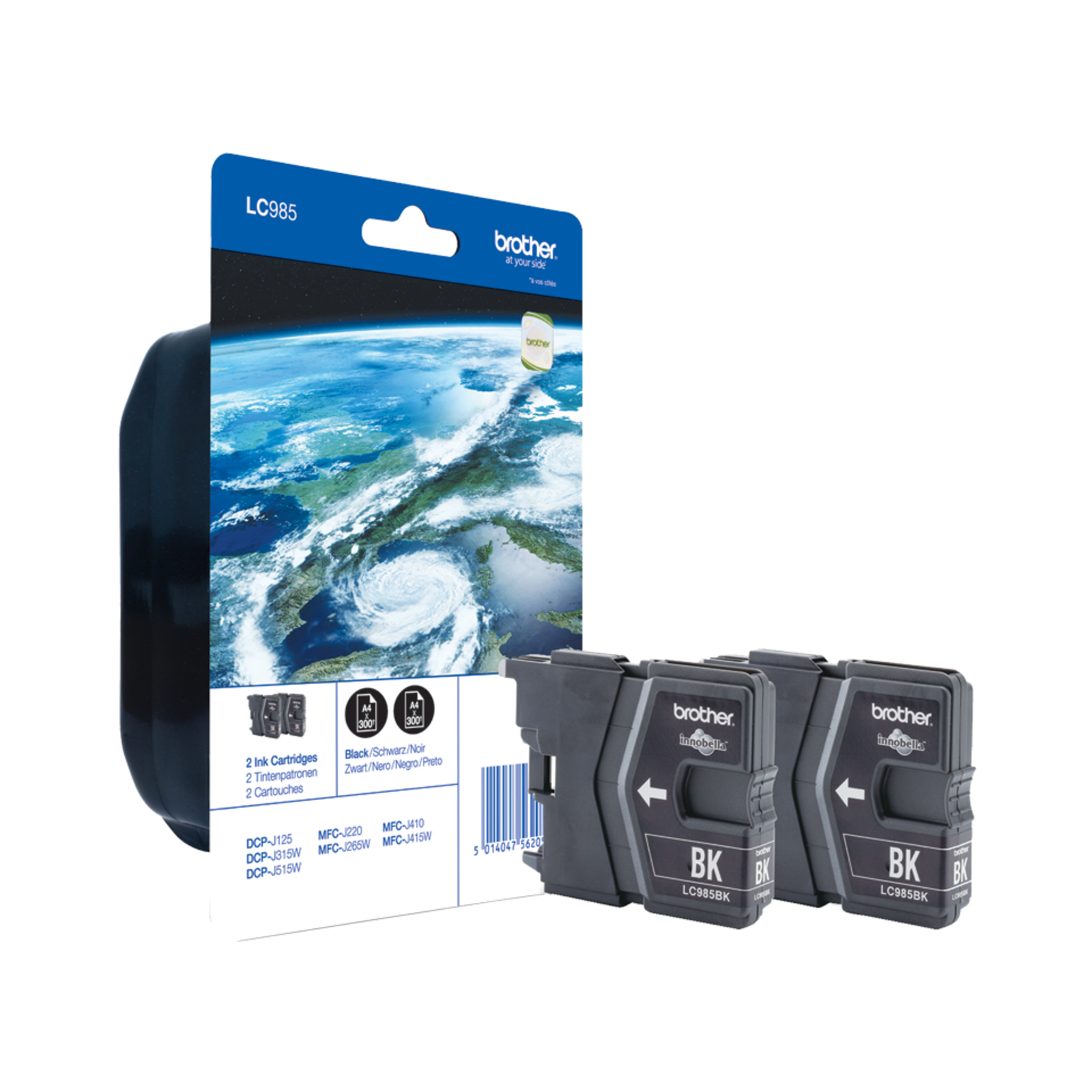 Bredher LC985 Twin-Pack 2-pack Black Original Ink Cartridge