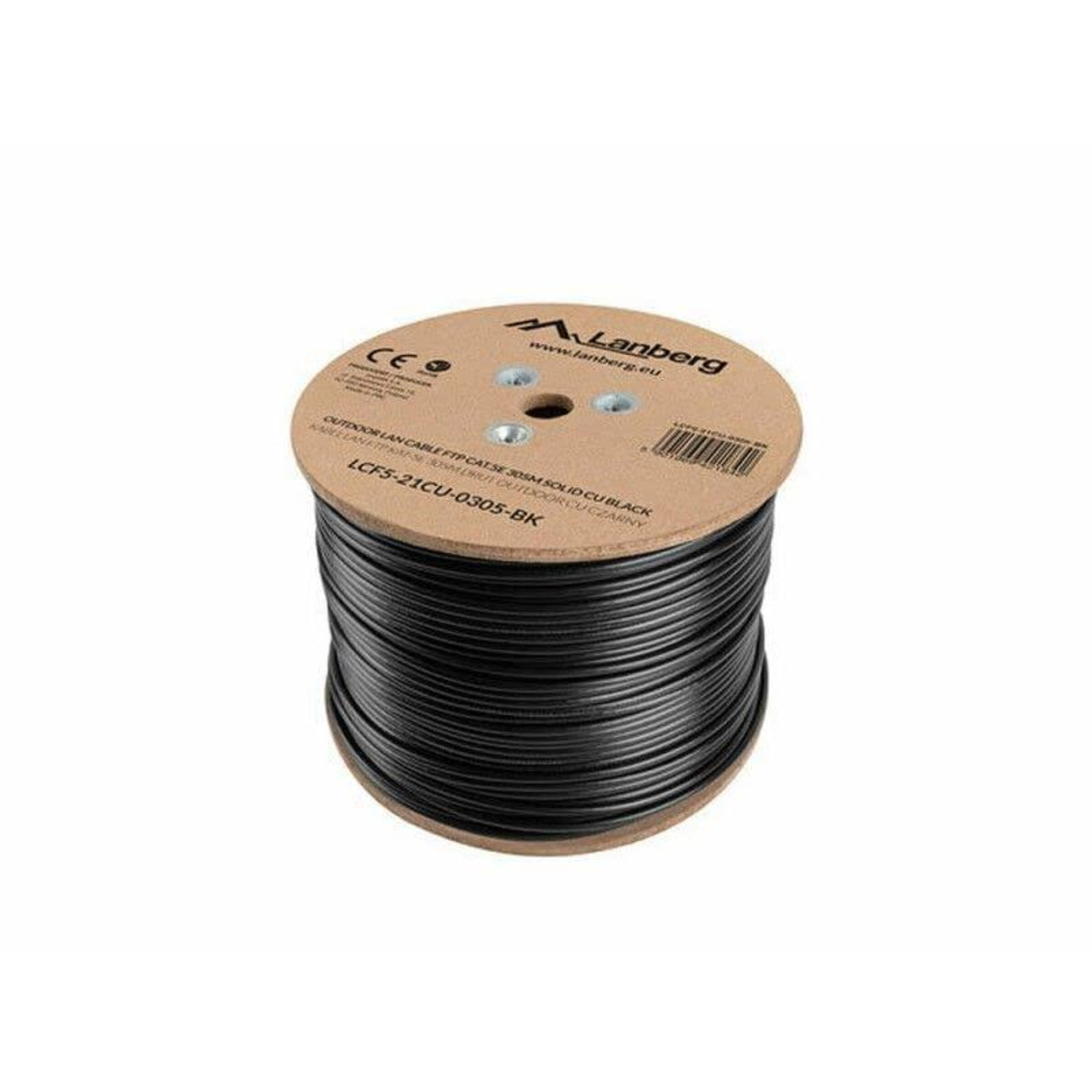 Lanberg External Network Cable LCF5-21CU-0305-BK FTP 305m Cat. 5e Colour Black