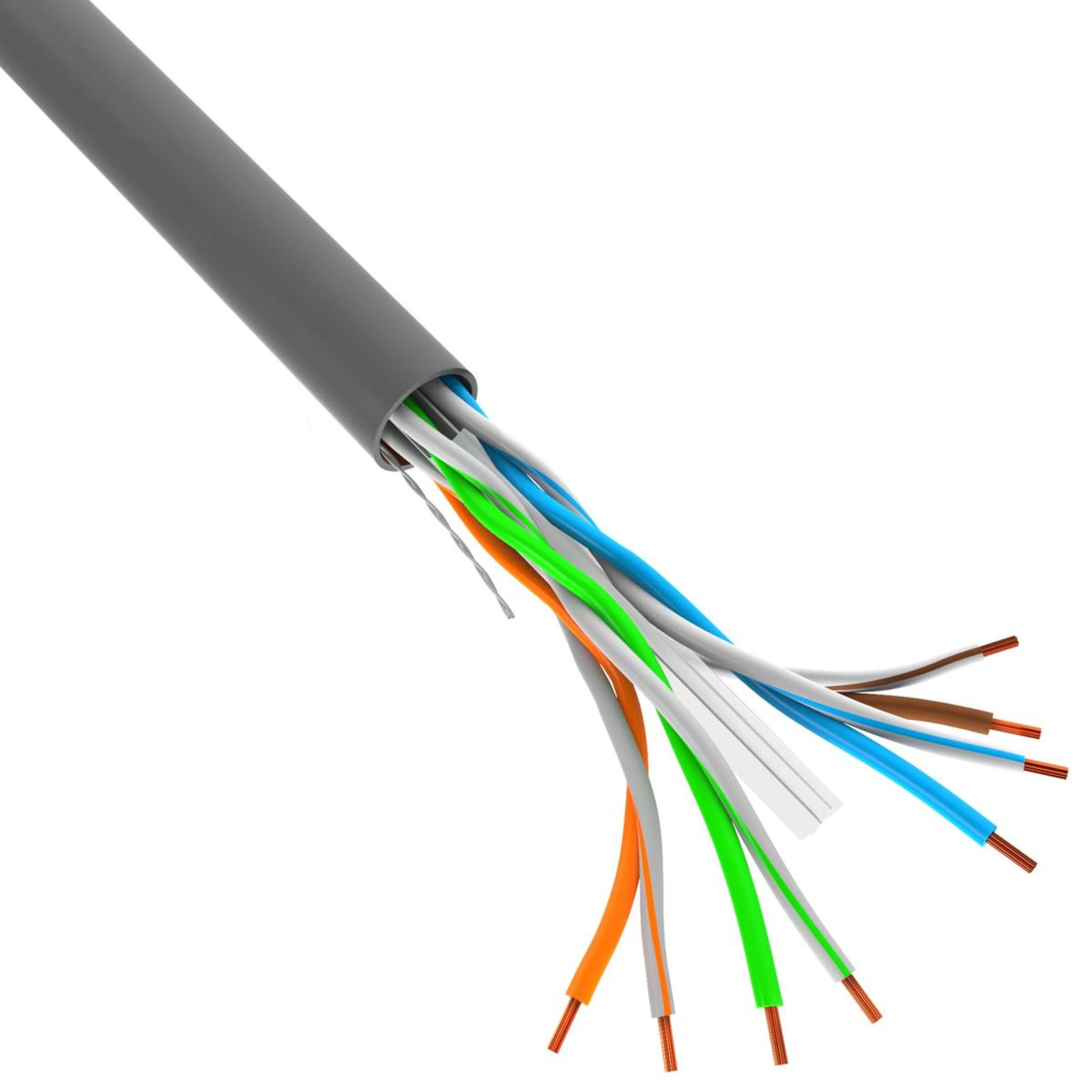 Lanberg Network Cable LCU6-12CU-0305-S UTP 305m Cat. 6 Colour Grey