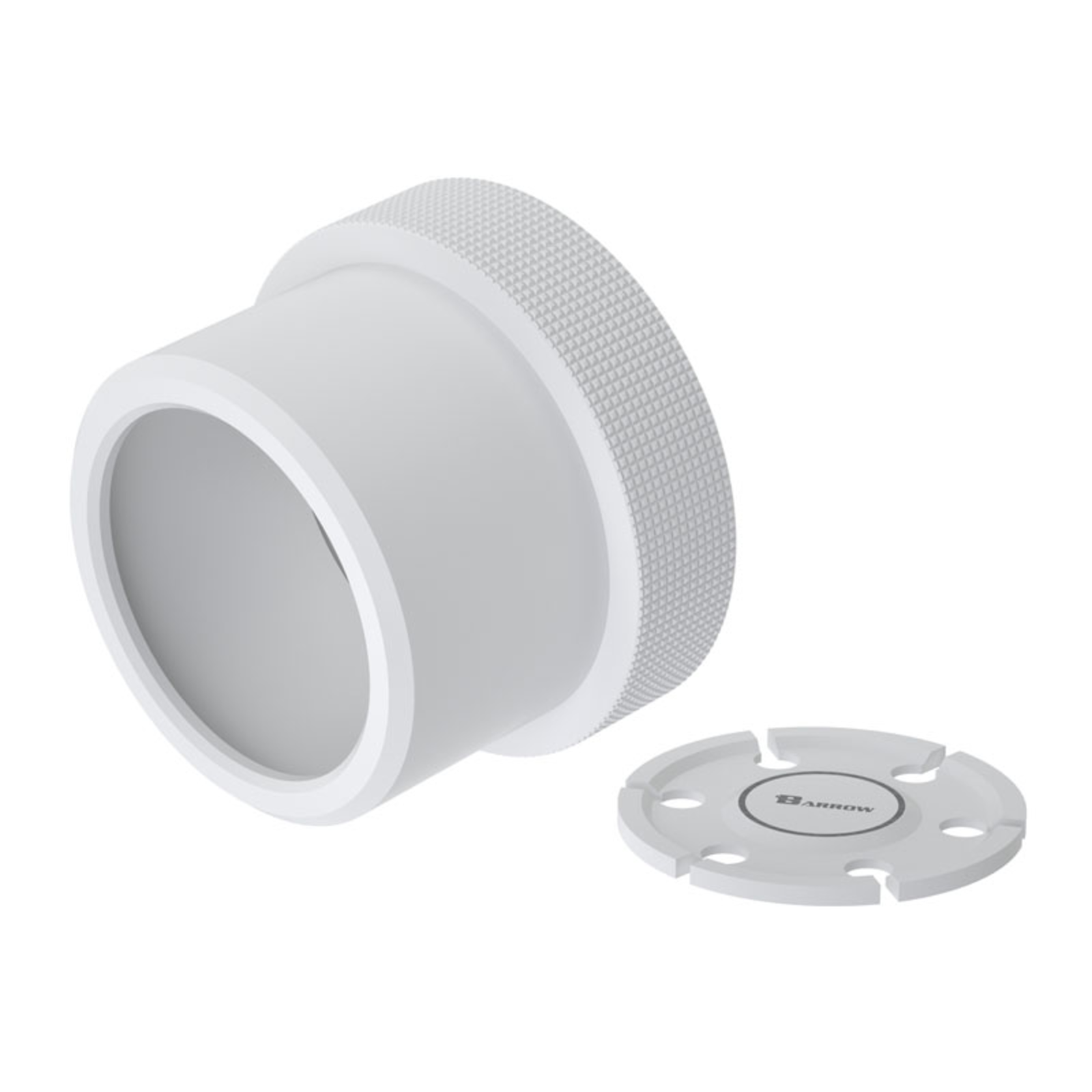 Barrow D5 Housing Aluminium White