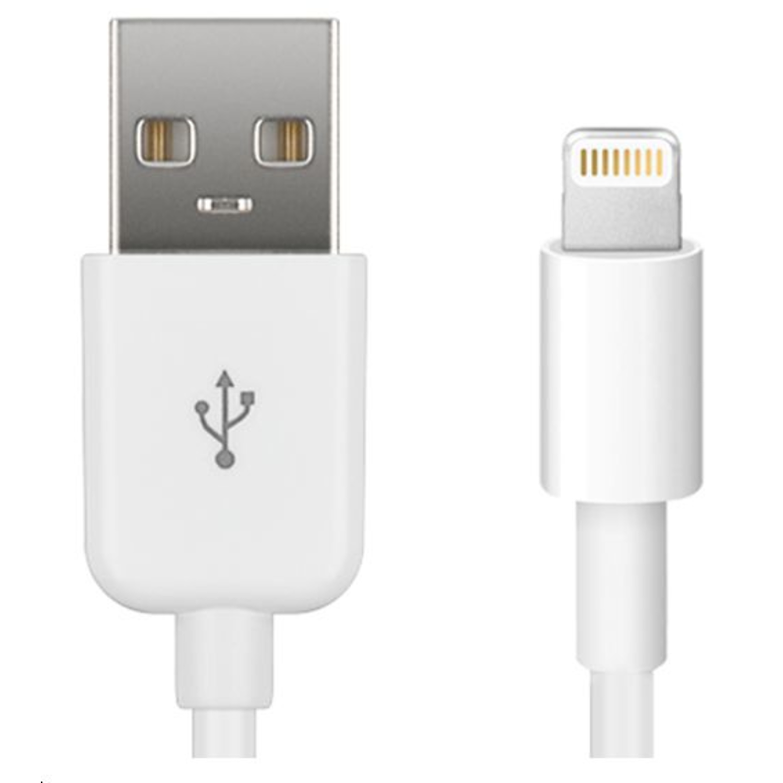 Micro Connect Lightning Cable MFI 0,5m White 8Pin Lightning USB A Male