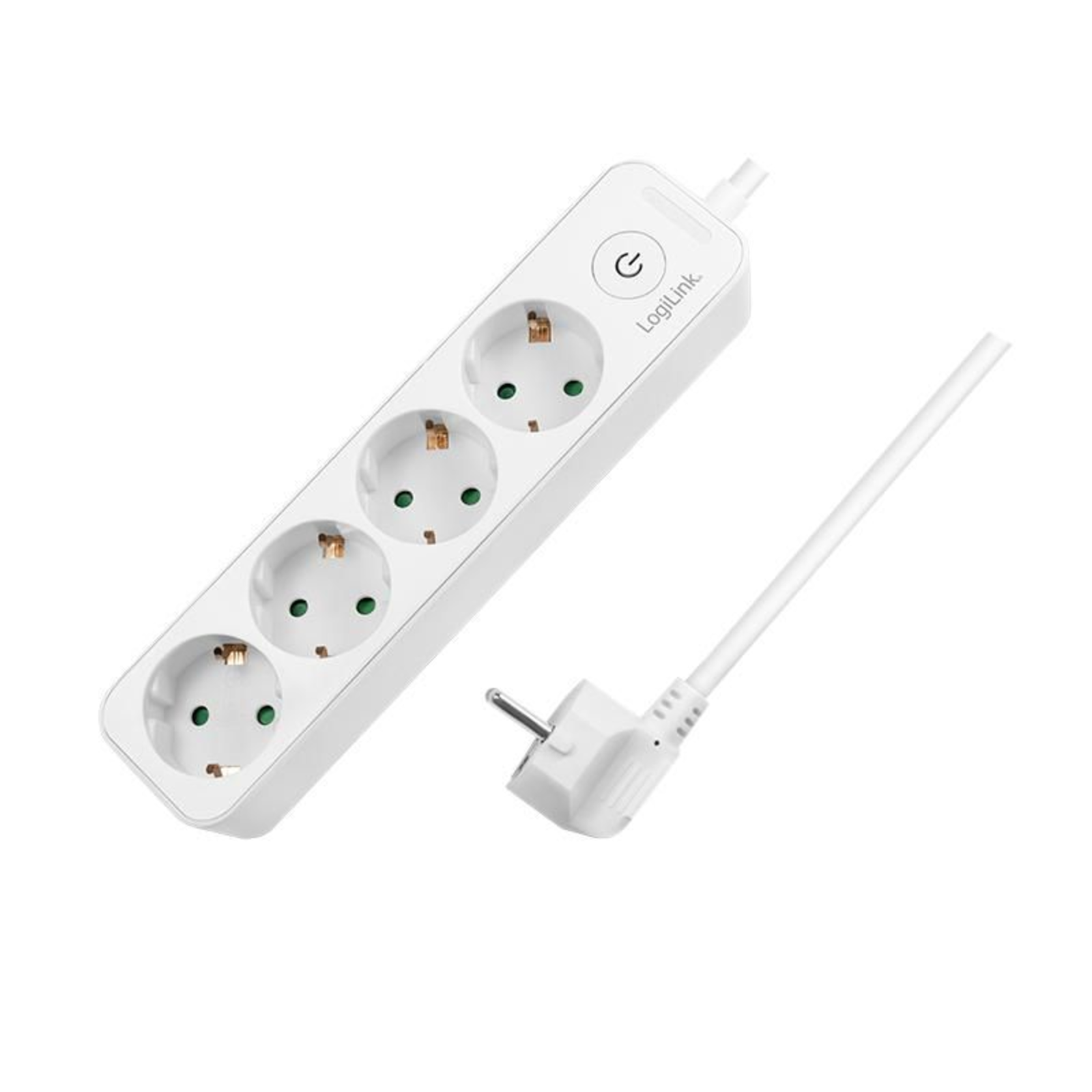 LogiLink Power Strip AC 250 V 3680 Watts Input Power Supply Input Output Connections 4 (4 X CEE 7/3)