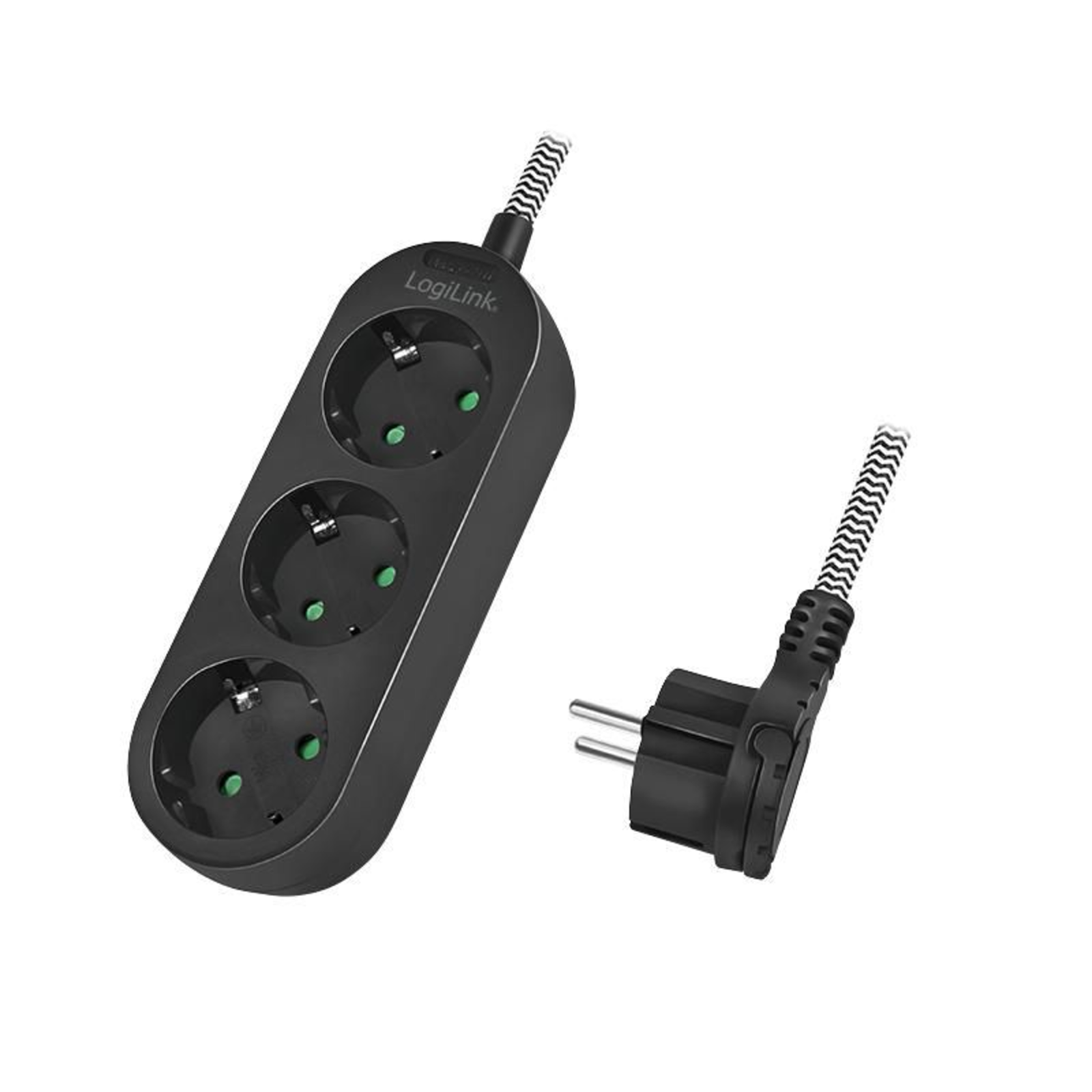 LogiLink Power Strip AC 250 V 3680 Watts Input Input CEE 7/4 Output Connections 3 3 X CEE 7/3 Plugs