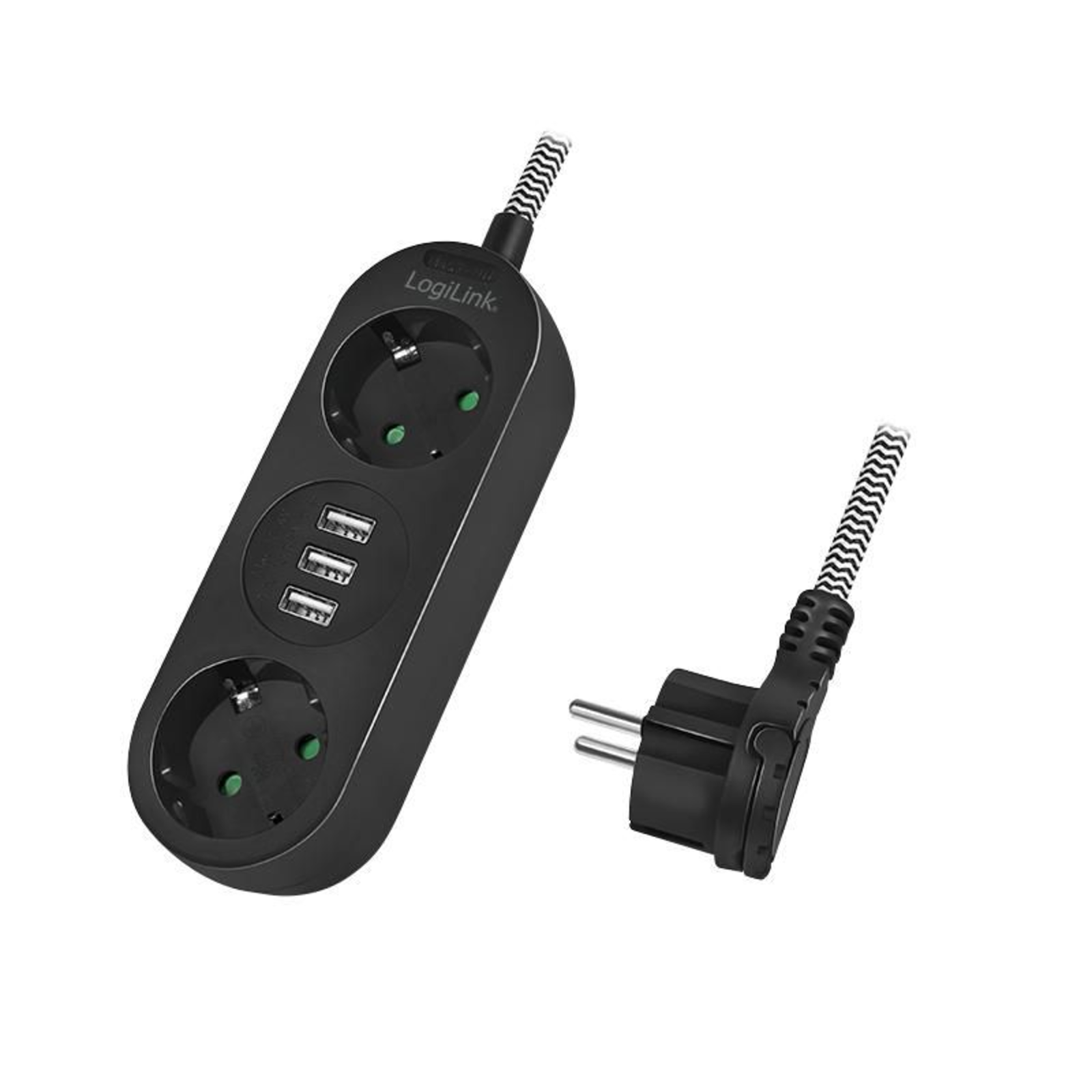 LogiLink 2 Sockets 15m