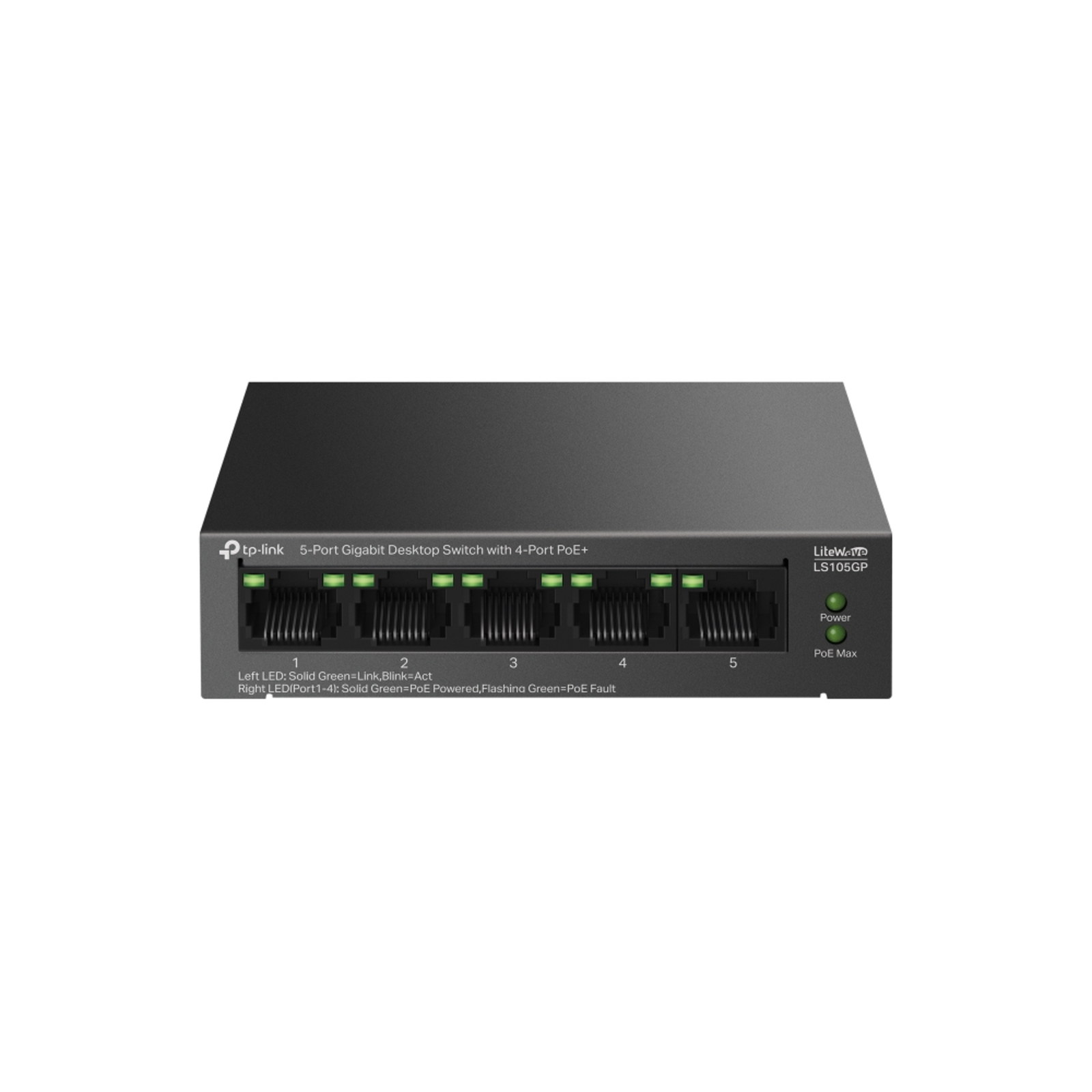 TP-Link LS105GP 5xGb (4xGb POE+) Desktop Switch