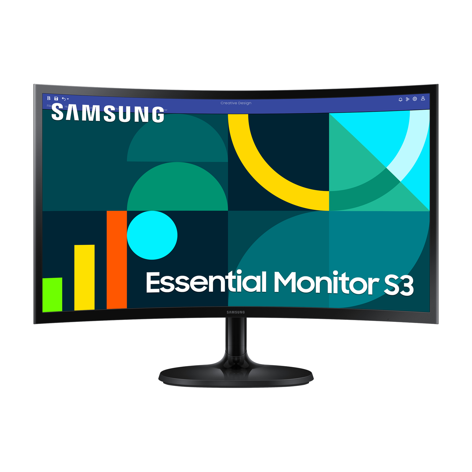 Samsung S24D364GAU S36GD Series LED Monitor Curved 61cm (24 Inch)