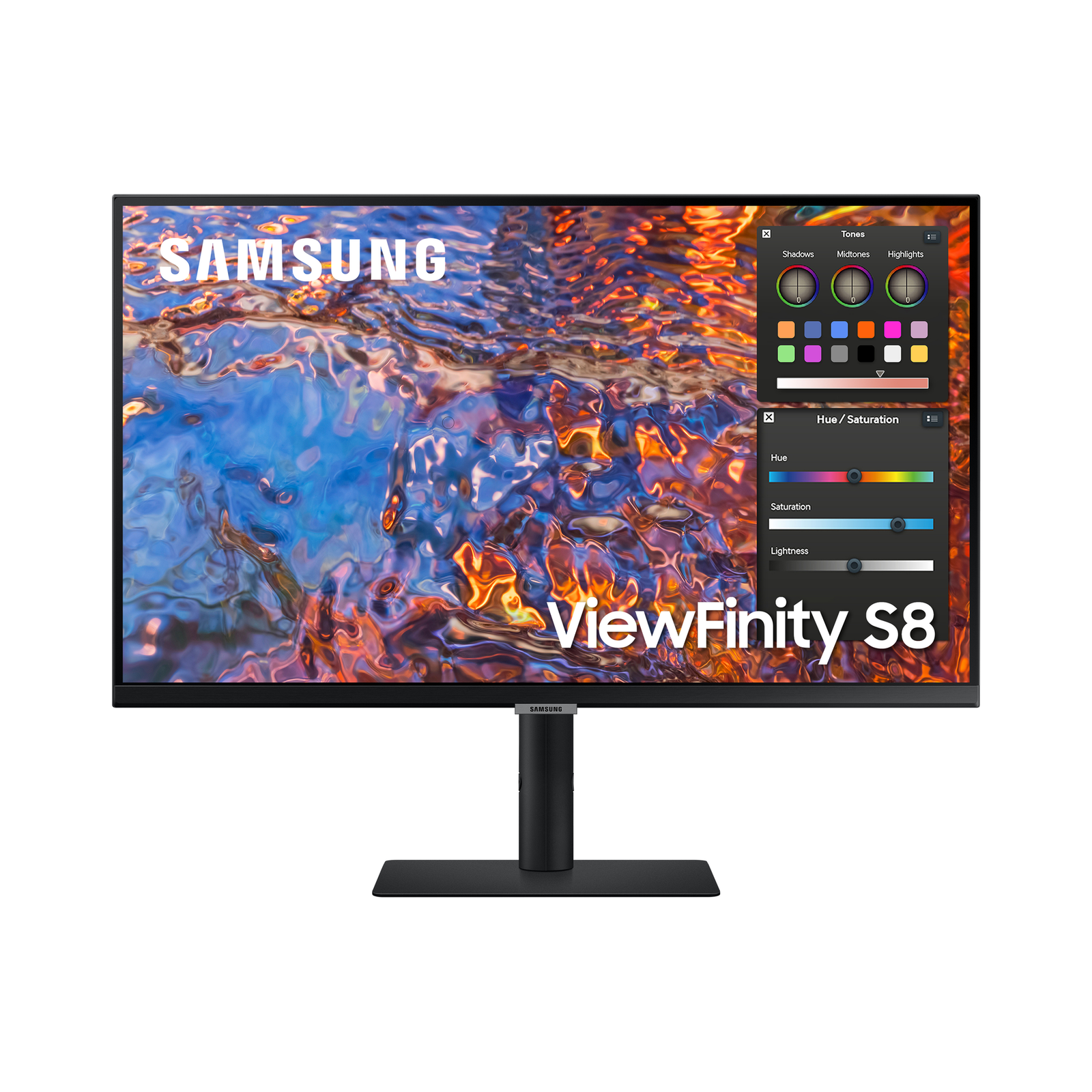 Samsung ViewFinity S8 S27B800PXP Office Monitor 4K- IPS- USB-C
