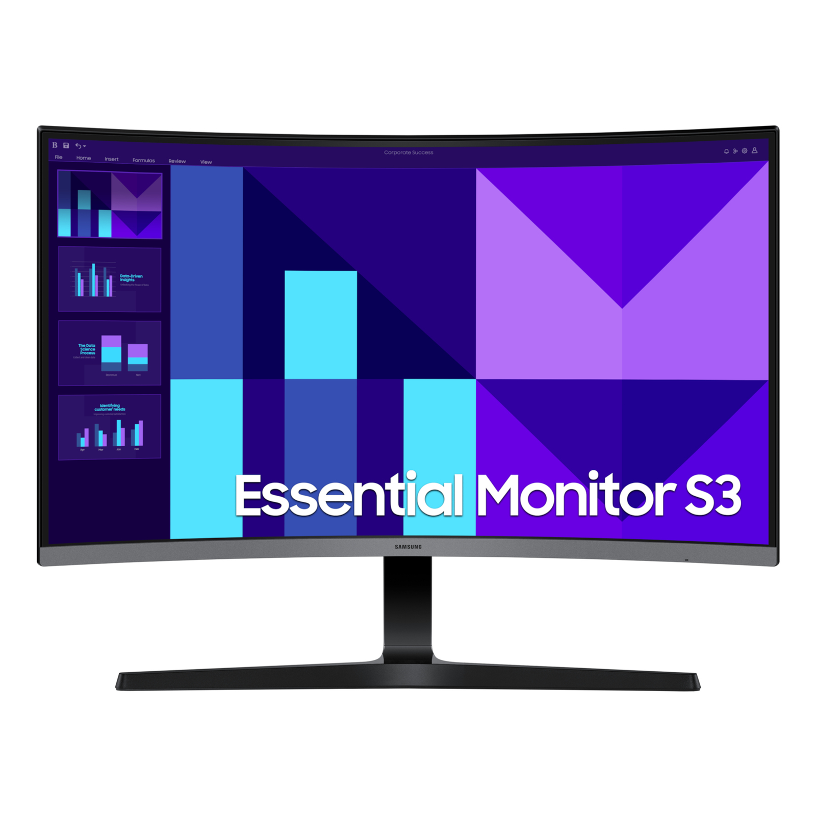Samsung Monitor Essential S27D392GAU LS27D392GAUXEN Black