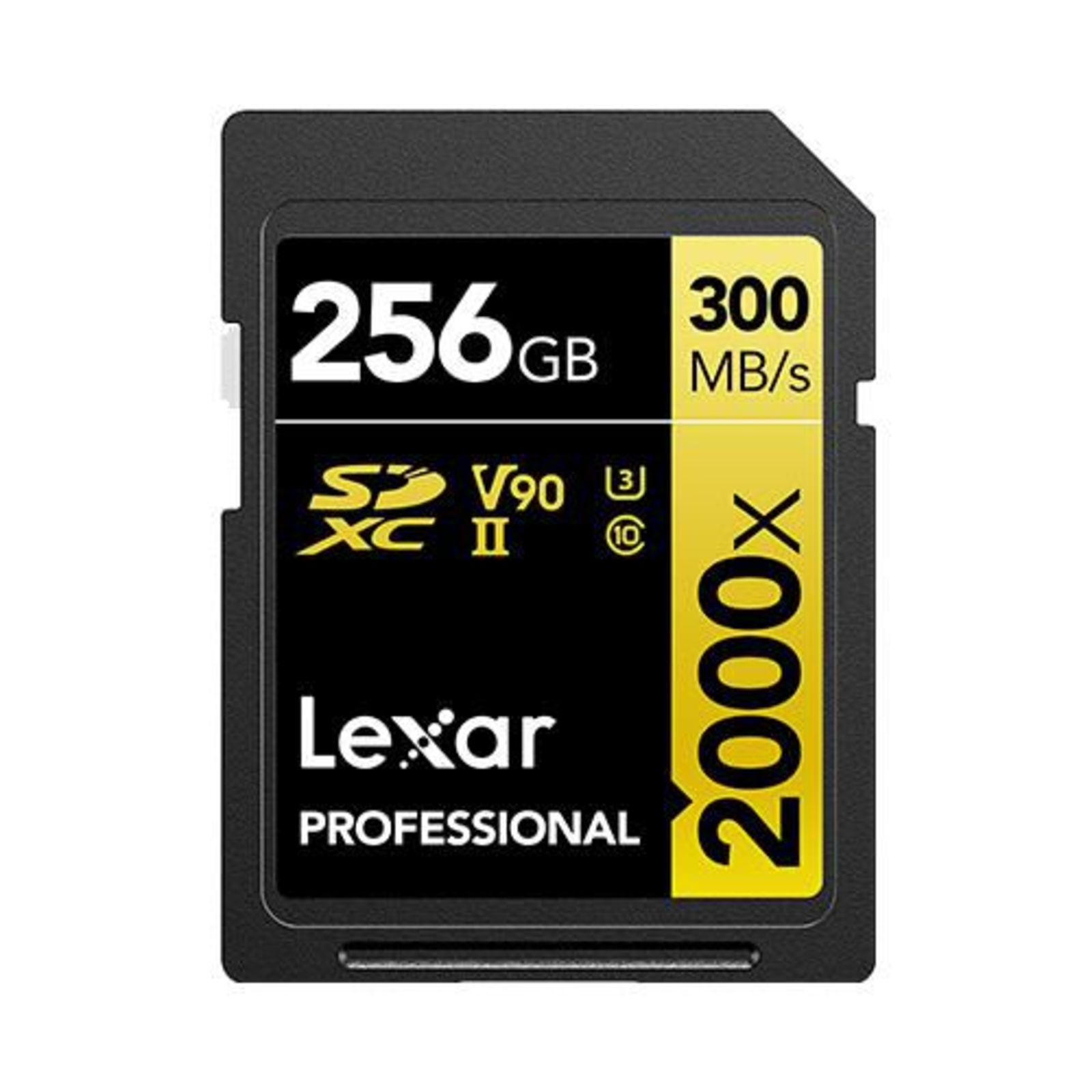 Lexar Professional gold Series SDXC UHS-II Memory Card 256GB 300MBs