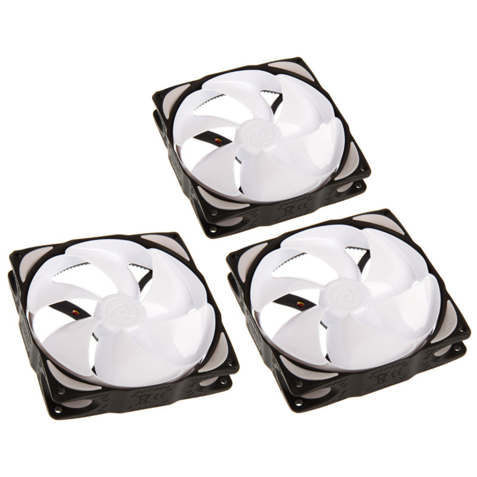 Noiseblocker ELoop Noiseblocker NB-eLoop B12-PS PWM Fan 3-pack White 120mm
