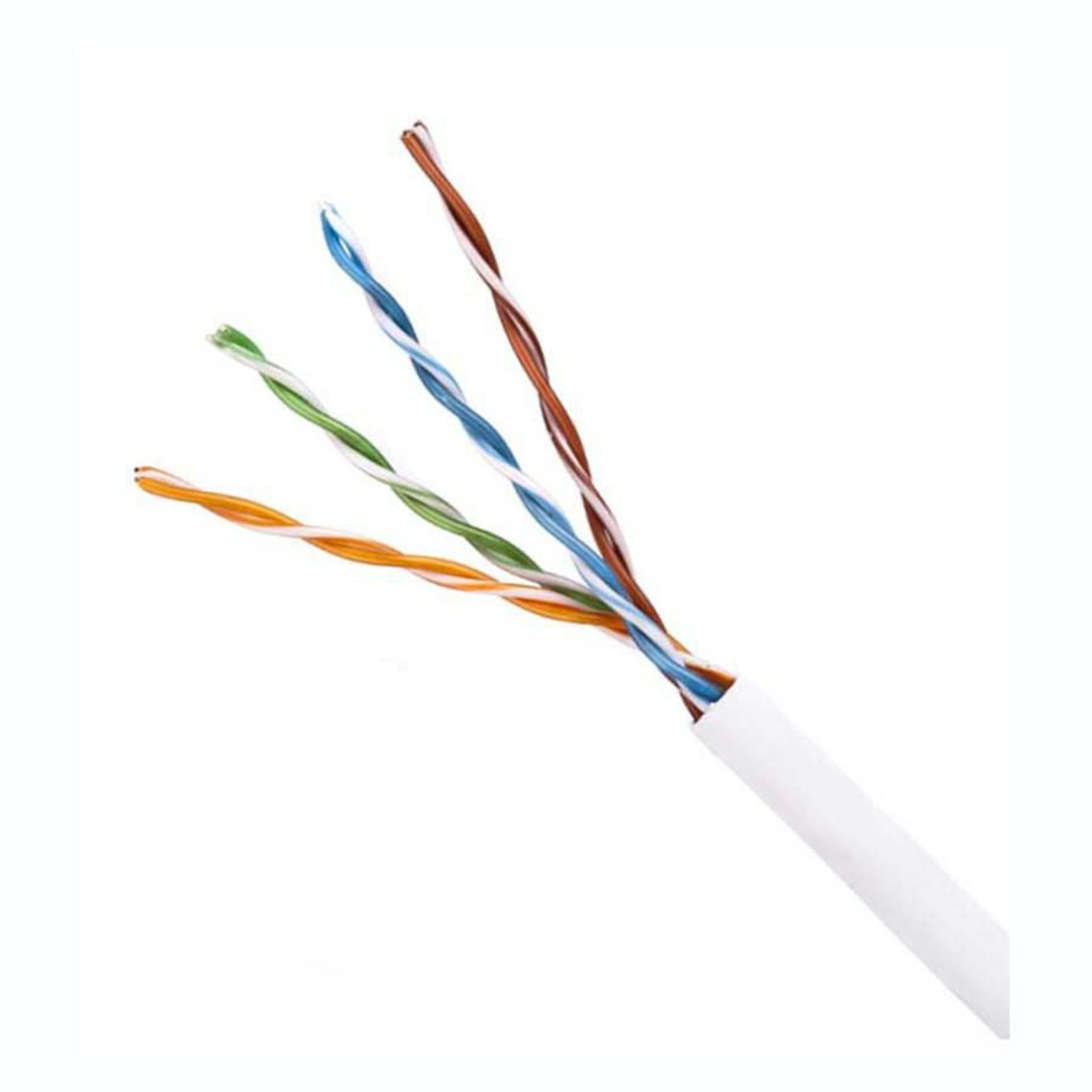 LANVIEW Cat5e U-UTP Network Cable 4x2xAWG24 PVC White 305m