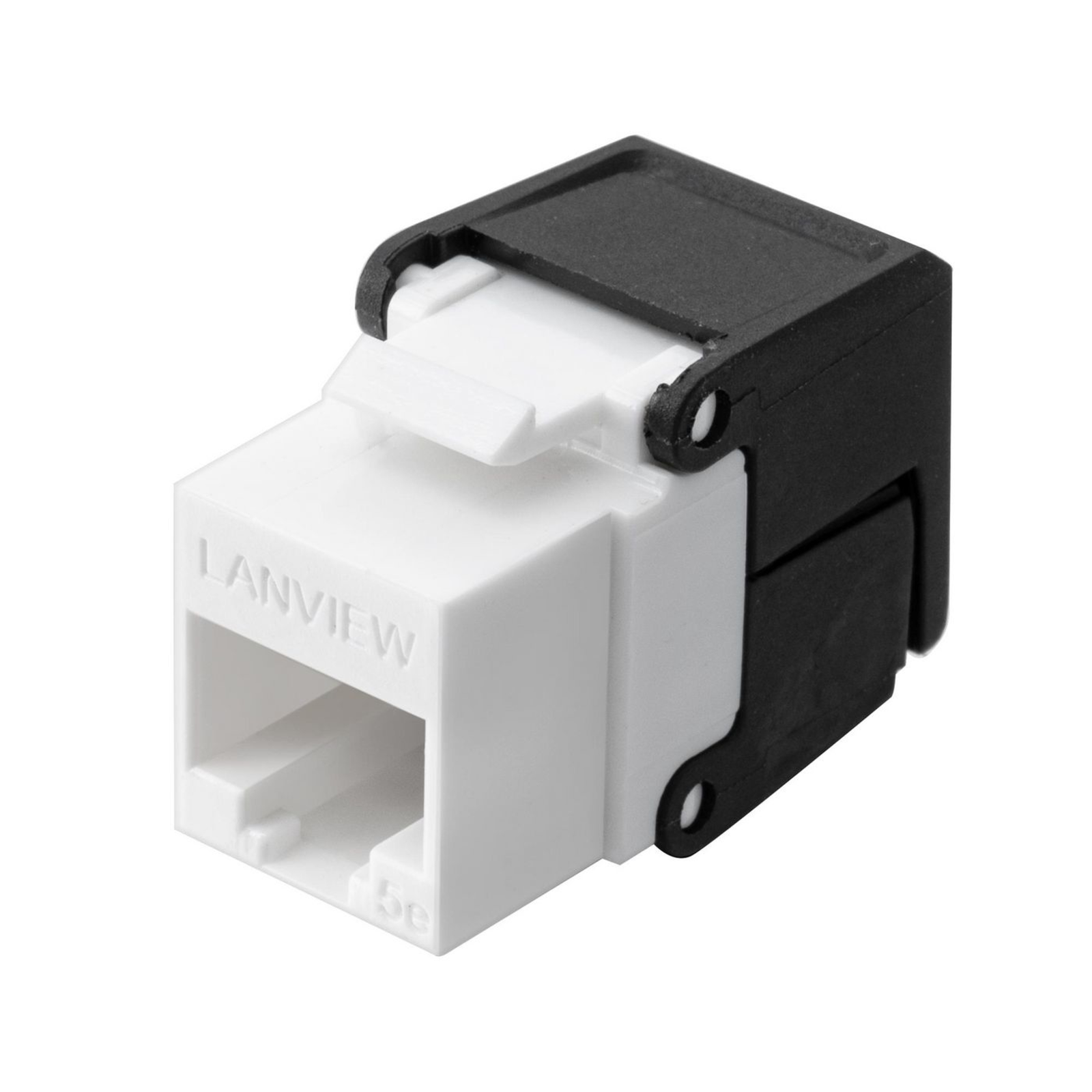 LANVIEW Cat5e Unshielded Flip Jack Keystone