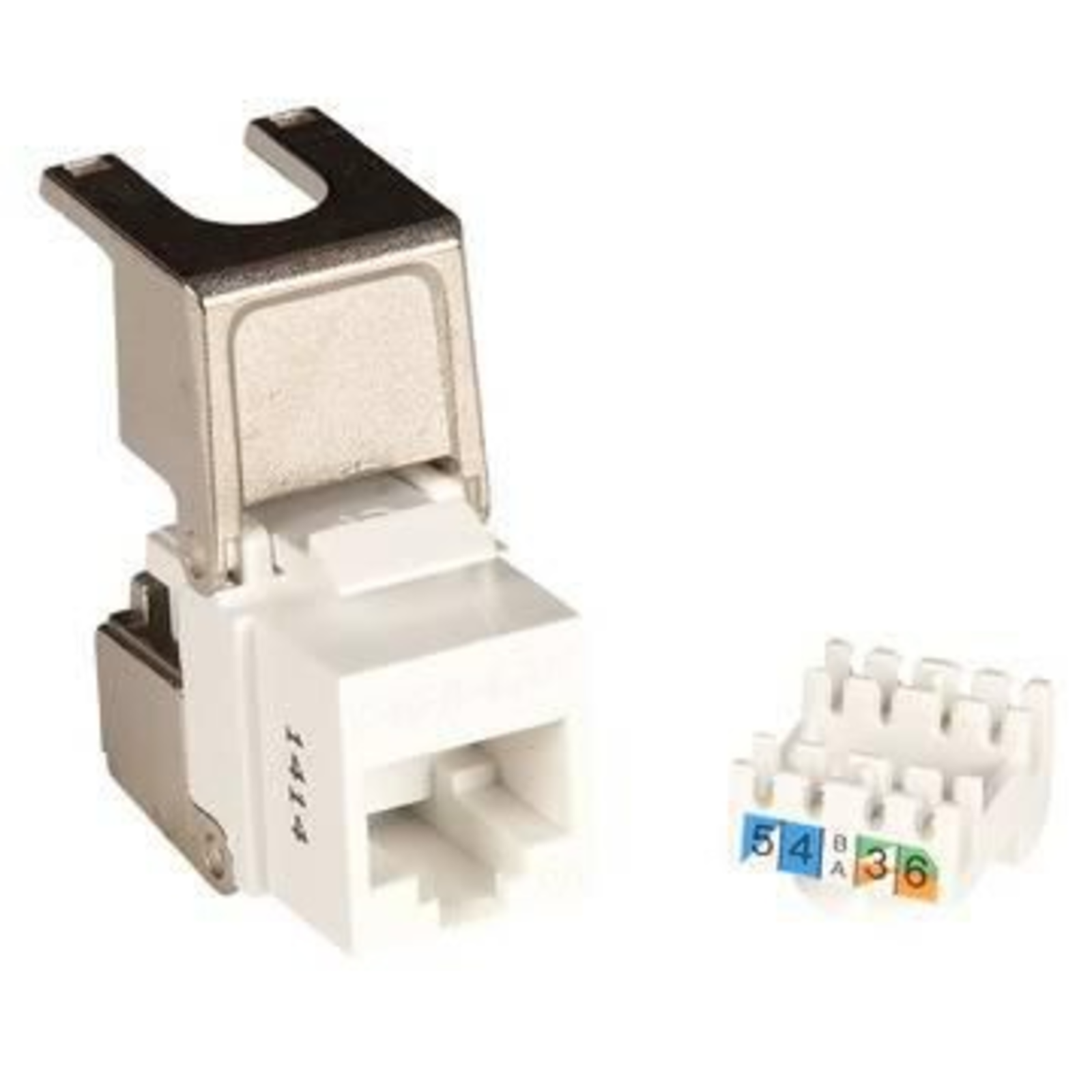 LANVIEW PRO Cat6a Unshielded Flip Jack Keystone