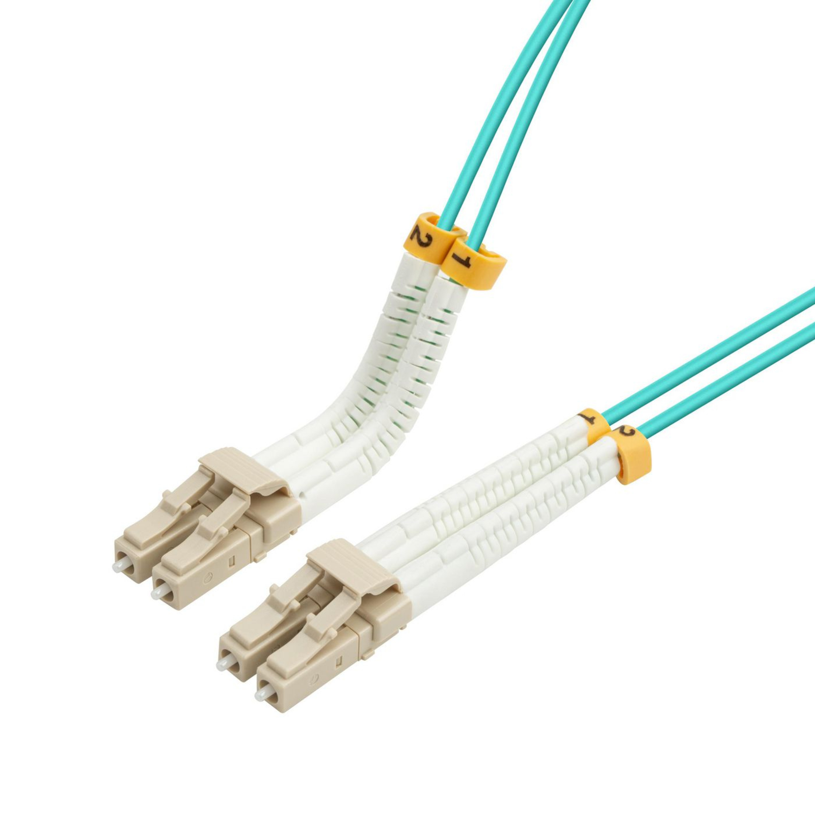 LANVIEW Bendable LC-LC Multimode Fibre Cable Duplex 1m OM3