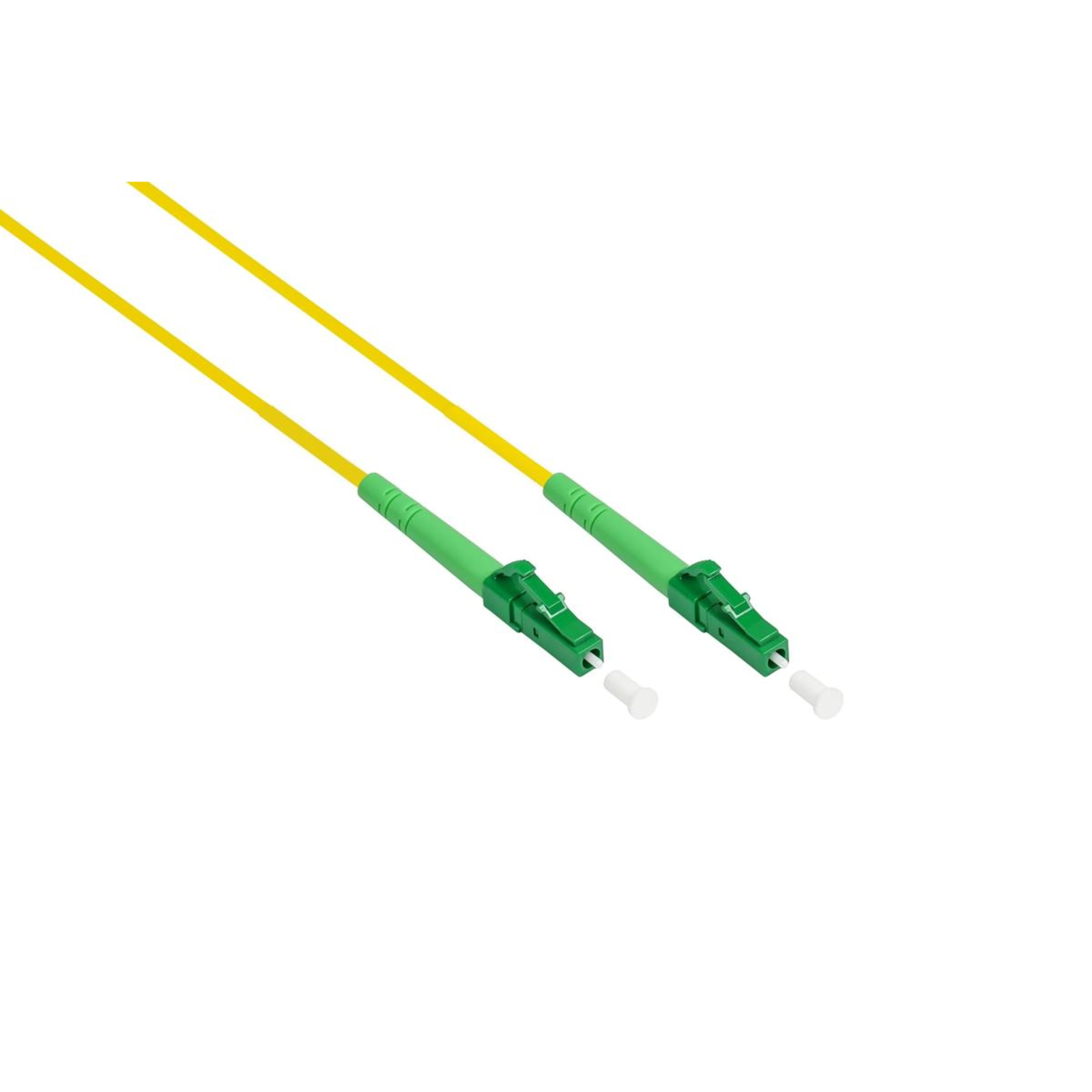 Good Connections Patch Cable Fibre Optic Simplex OS2 Singlemode 9/125 LC APC LSZH 5m Single Or