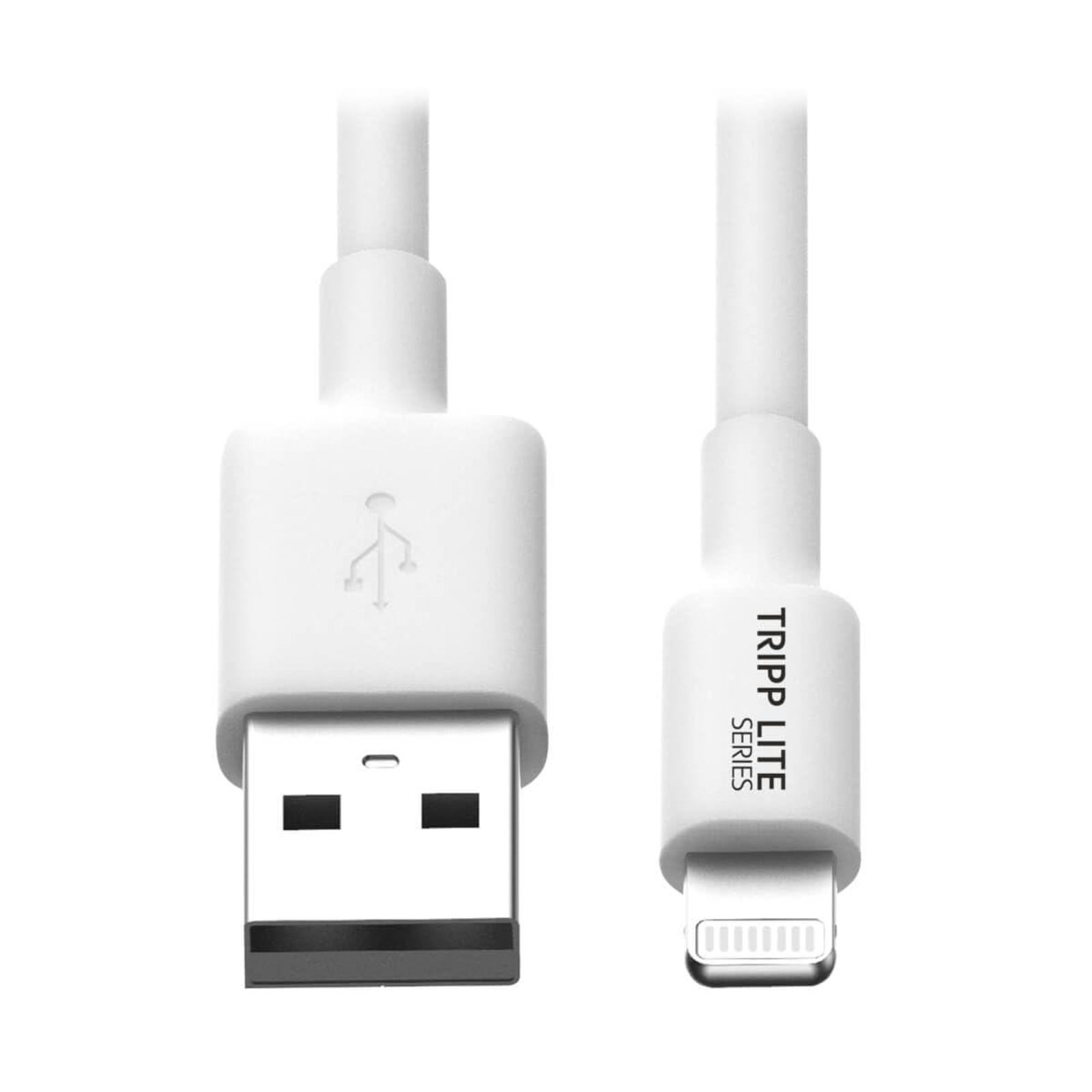 Eaton Tripp Lite Series USB-A to Lightning Sync/Charge Cable (M/M) MFi Certified. White