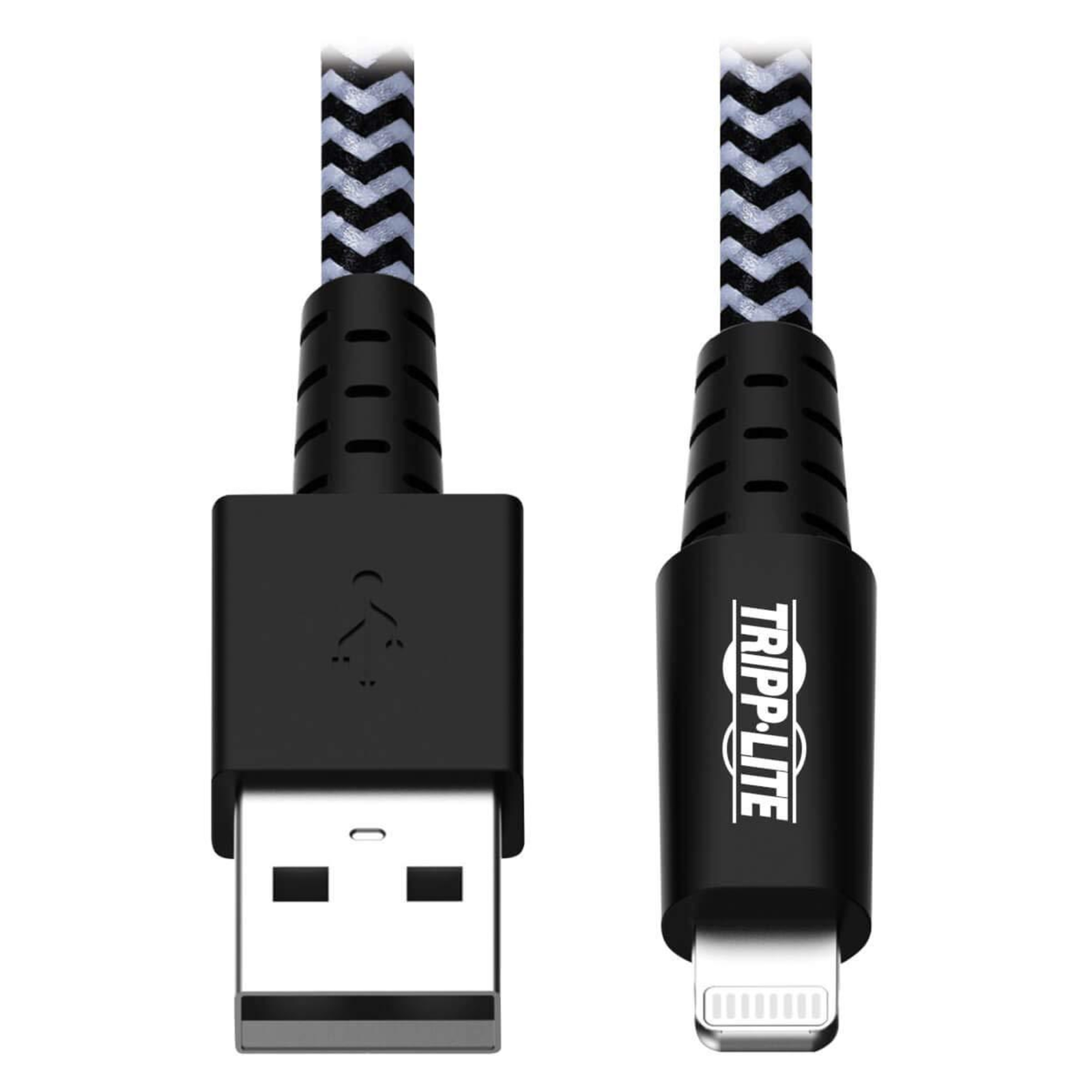 Eaton Tripp Lite Series USB-A to Lightning Sync/Charge Cable M/M MFi Certified. White. 6 Ft. 1.8 M