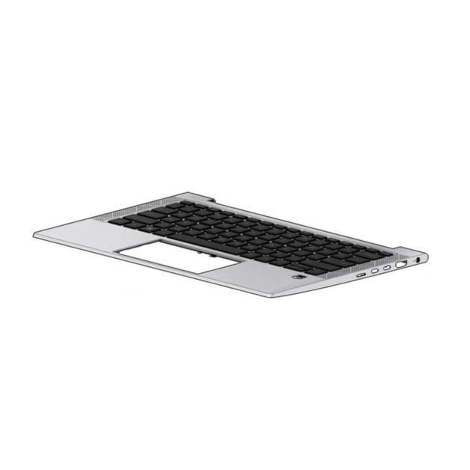 HPI 830 G7 G8 Topcover Keyboard India Privacy BL