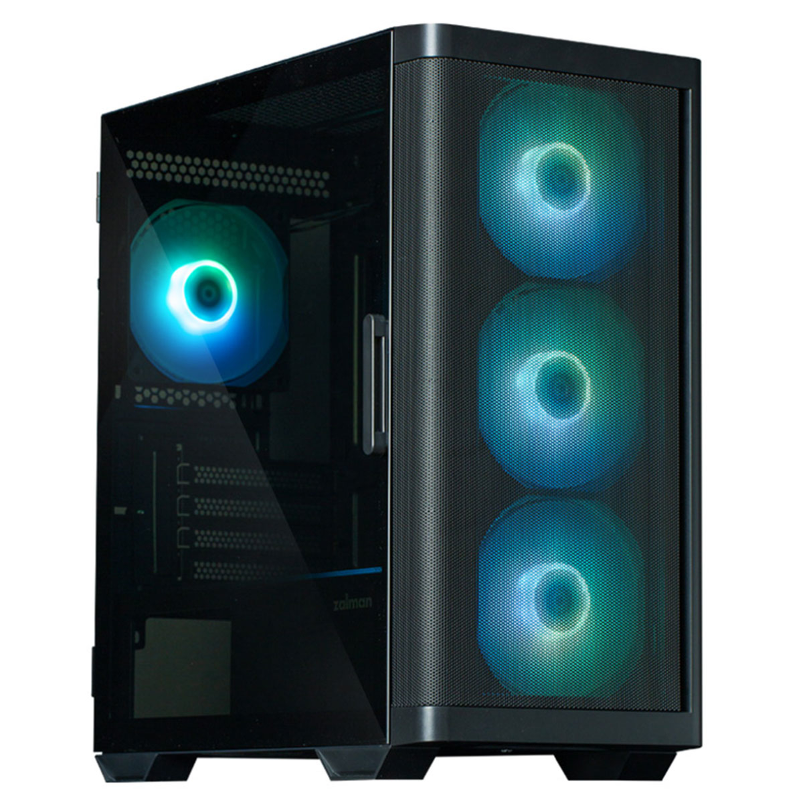 ZALMAN M4 BLACK MATX Mini Tower 4 Fans ARGB Case
