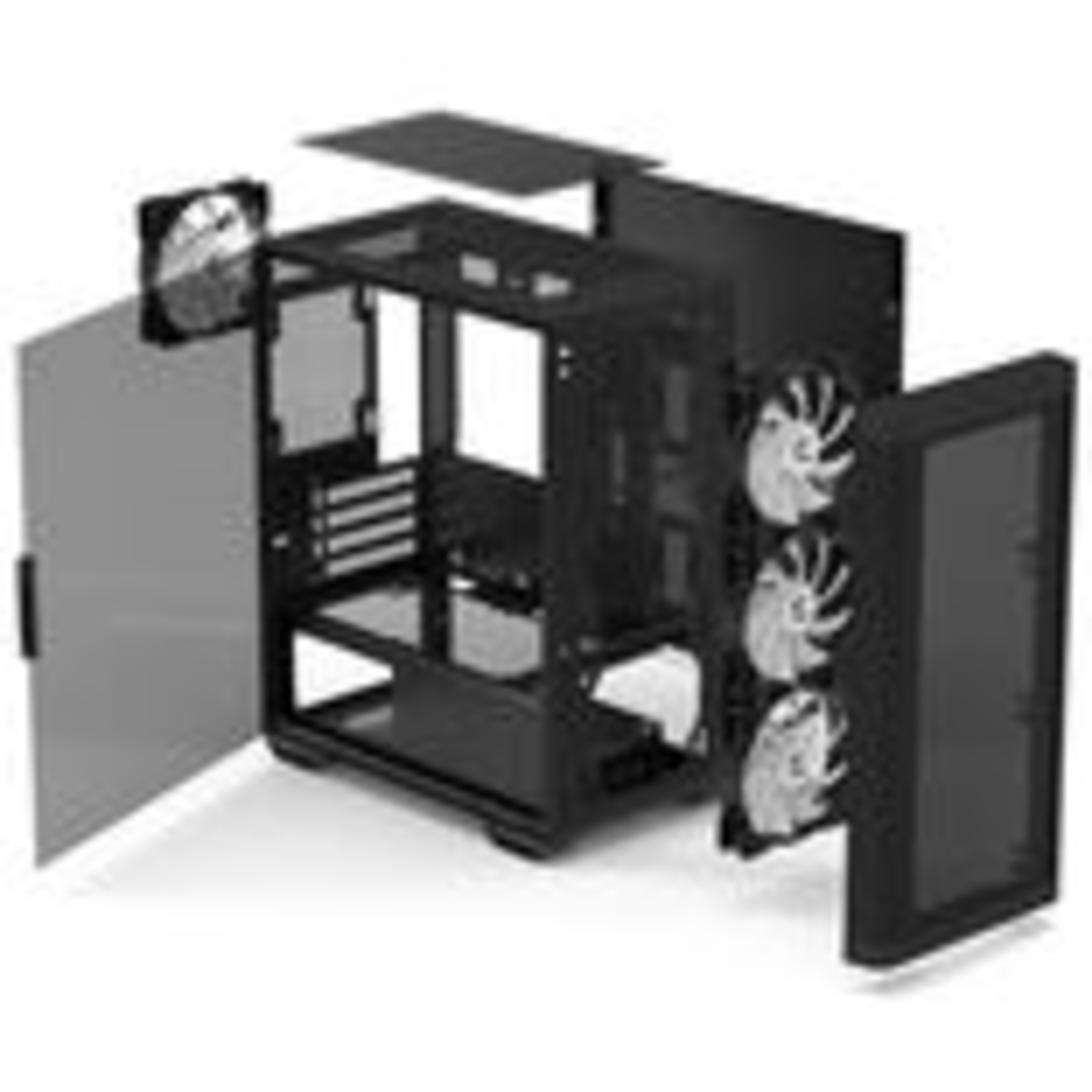 ZALMAN M4 BLACK MATX Mini Tower 4 Fans ARGB Case