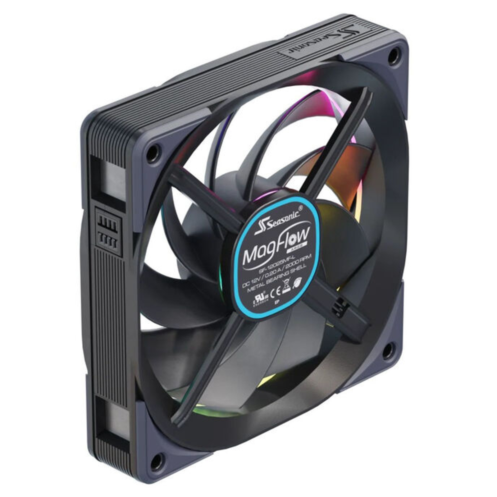 Seasonic 120mm MagFlow 1225PWM ARGB 1-Fan Kit