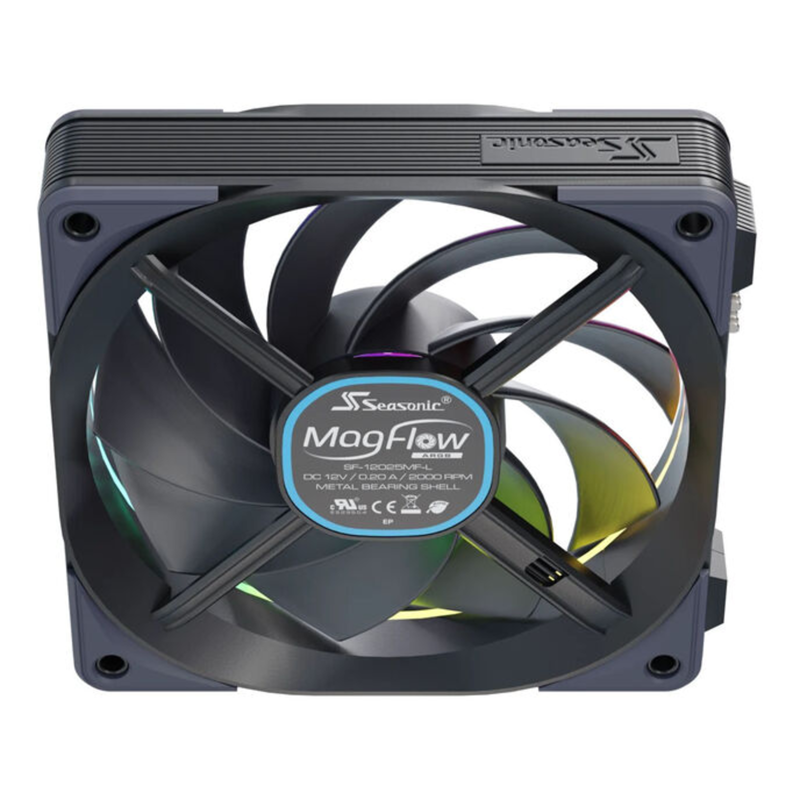 Seasonic 120mm MagFlow 1225PWM ARGB 1-Fan Kit