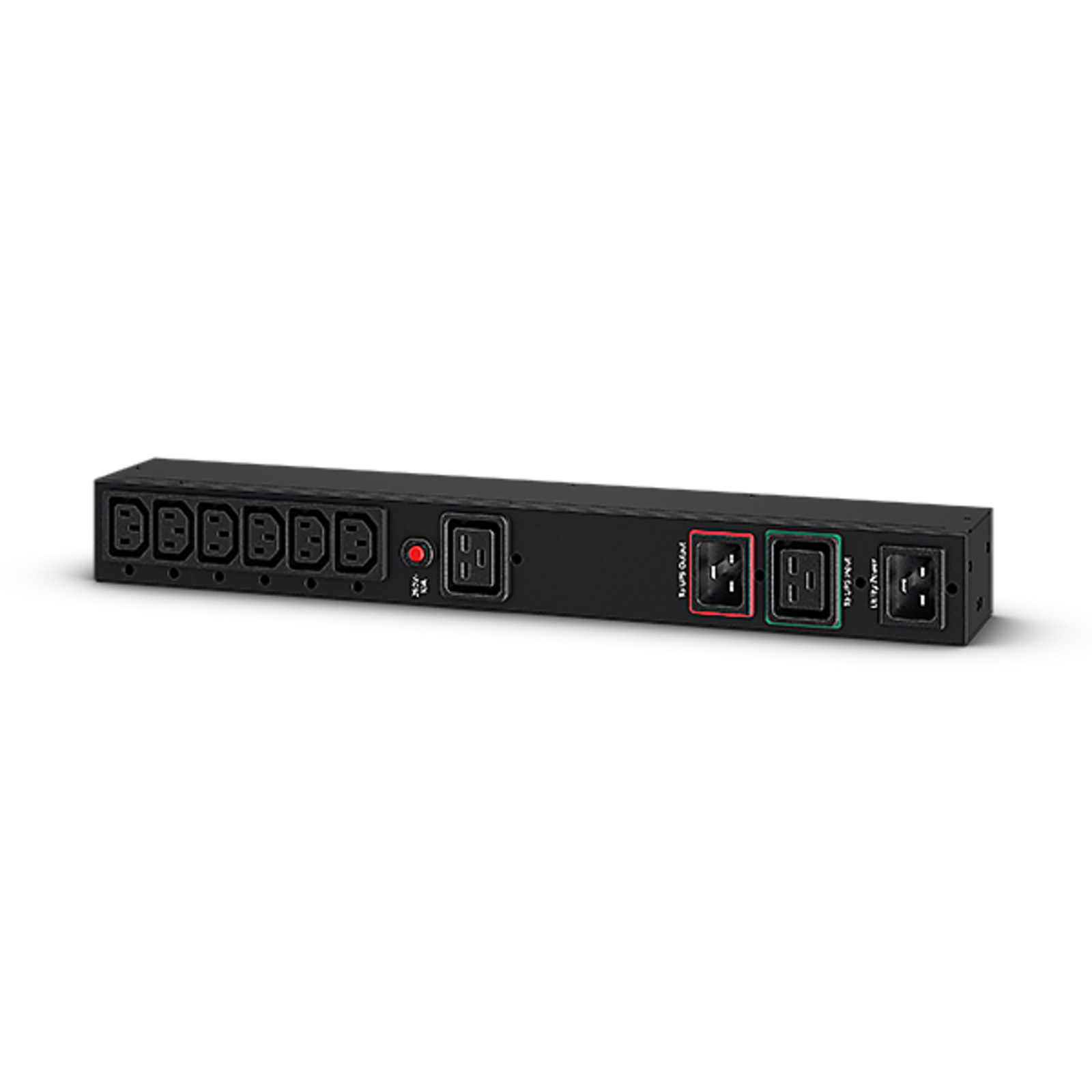 CyberPower Zbh By-pass Manual IEC Outlet PDU 1U Input 16A 1xC19+2xC20 Output 16A 1x C19+ 10A 6xC13