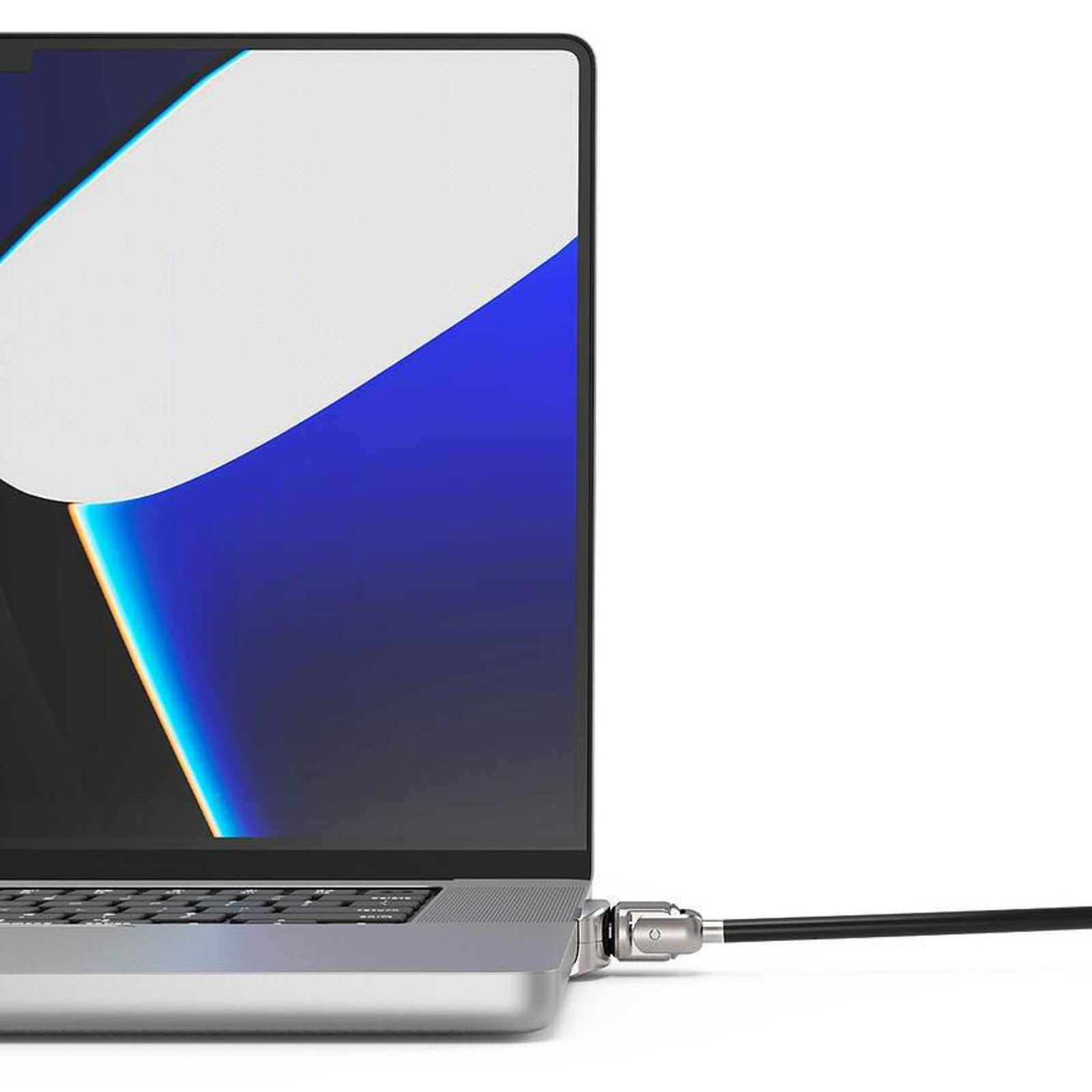 Compulocks MACBOOK PRO 16-INCH 2021 LEDGE LOCK Adapter W/ KEY LOCK SILVER