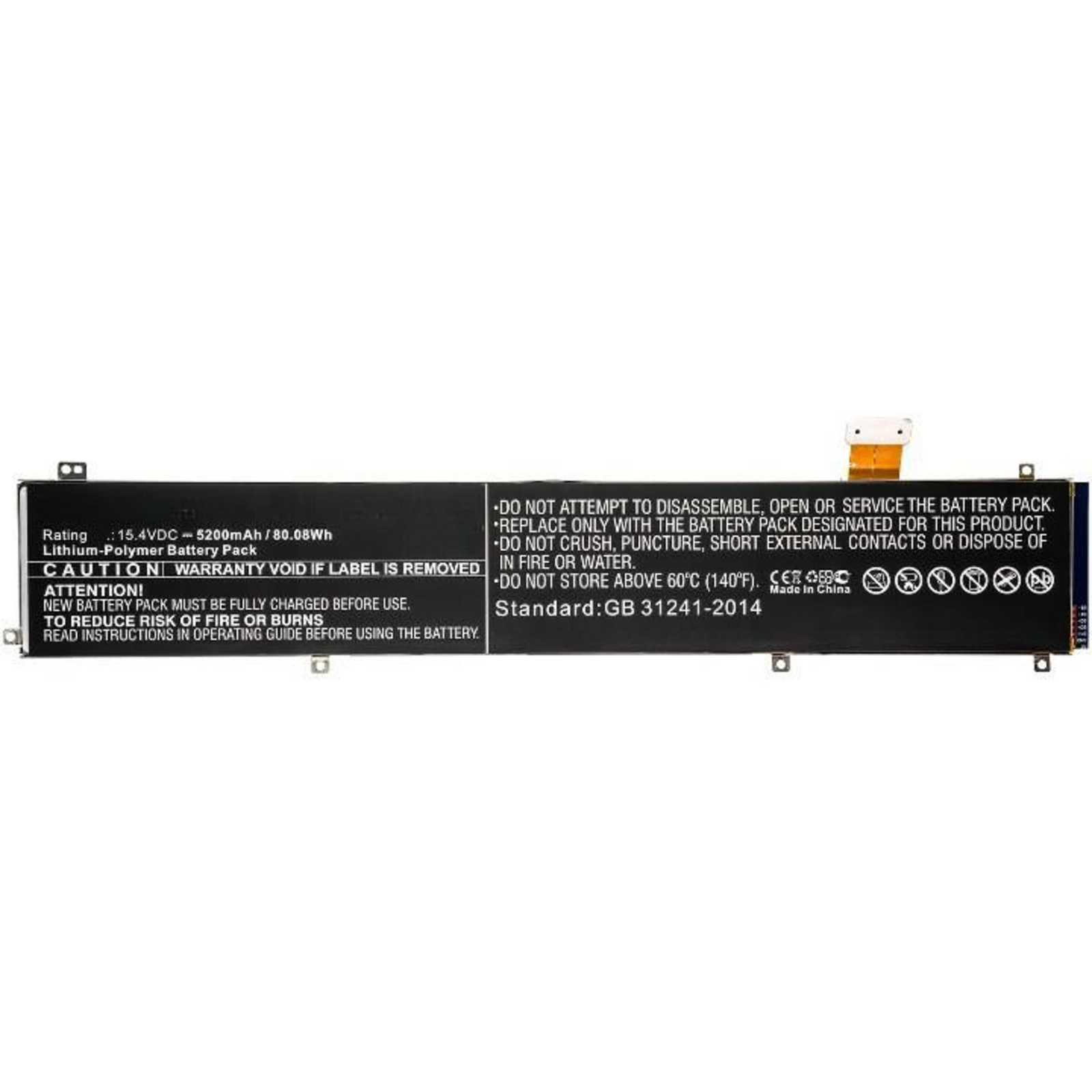 CoreParts Battery Razer Blade 15 2018 512GB 144Hz Advanced RTX 2070 Max-Q