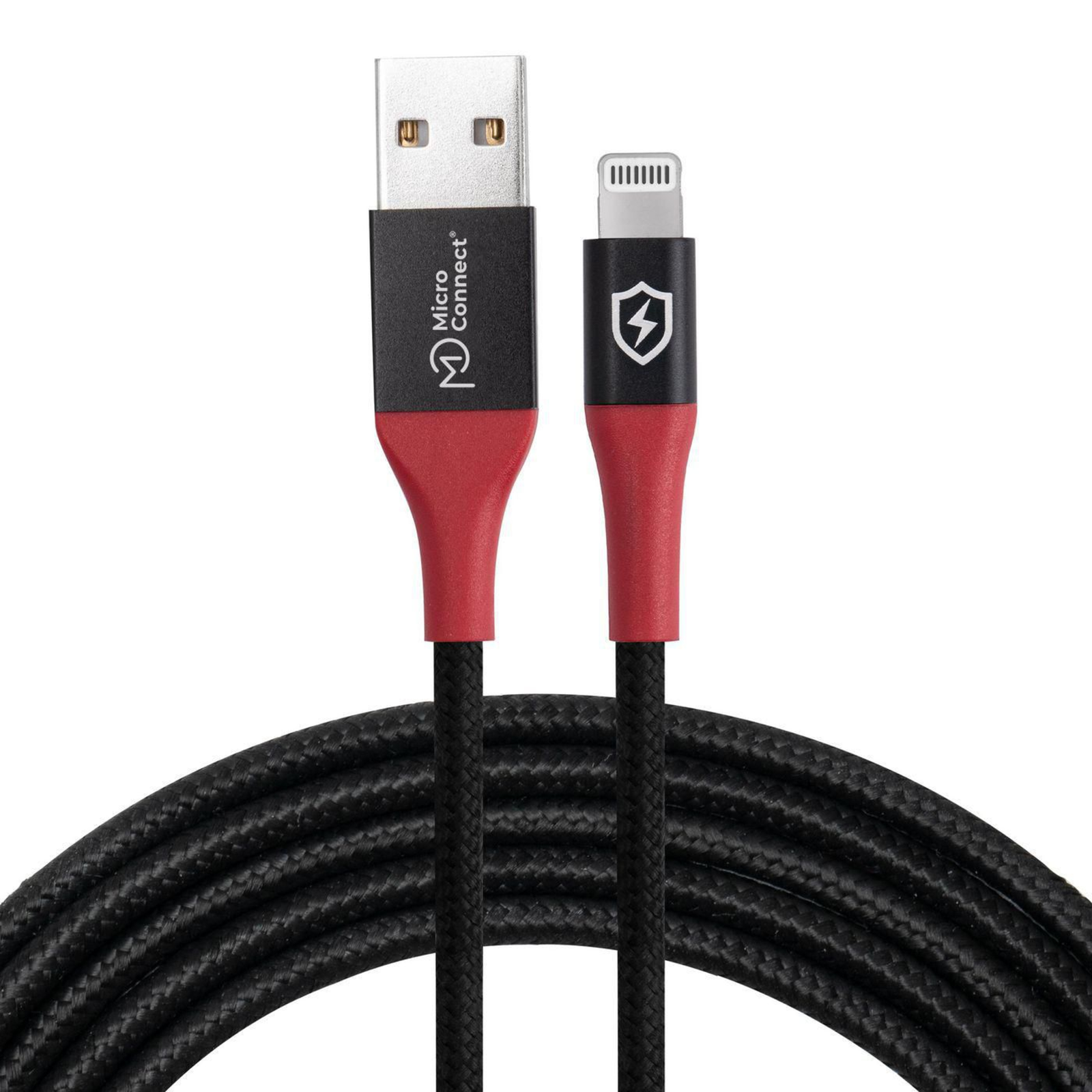 Micro Connect Safe Charge USB-A to Lightning Data Blocker Cable