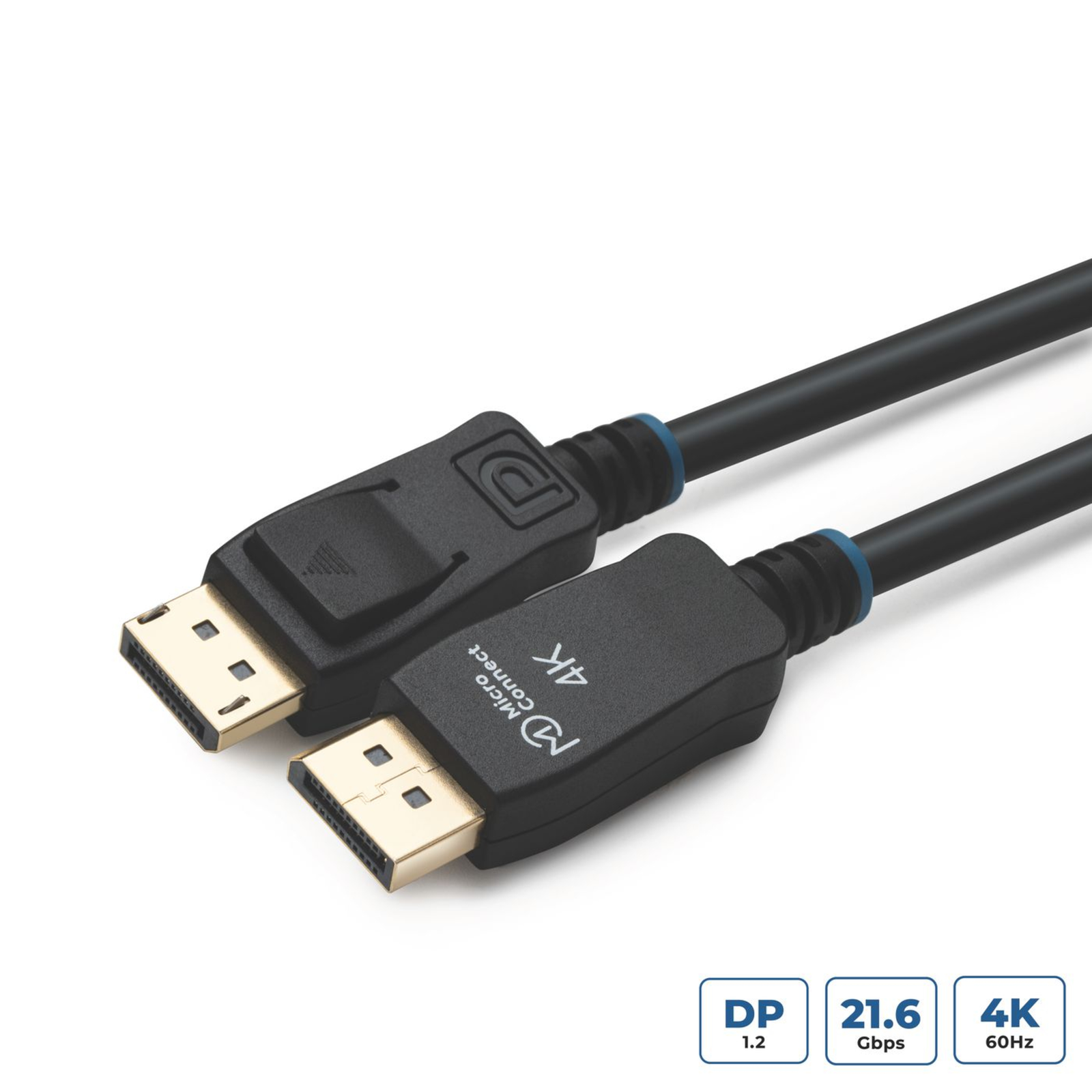 Micro Connect 4K DisplayPort 1.2 Cable 0.5m