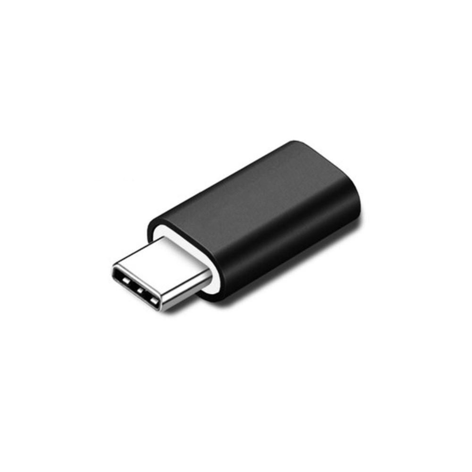 Micro Connect Lightning-USB-C Adapter Black Support Charging up to 5V