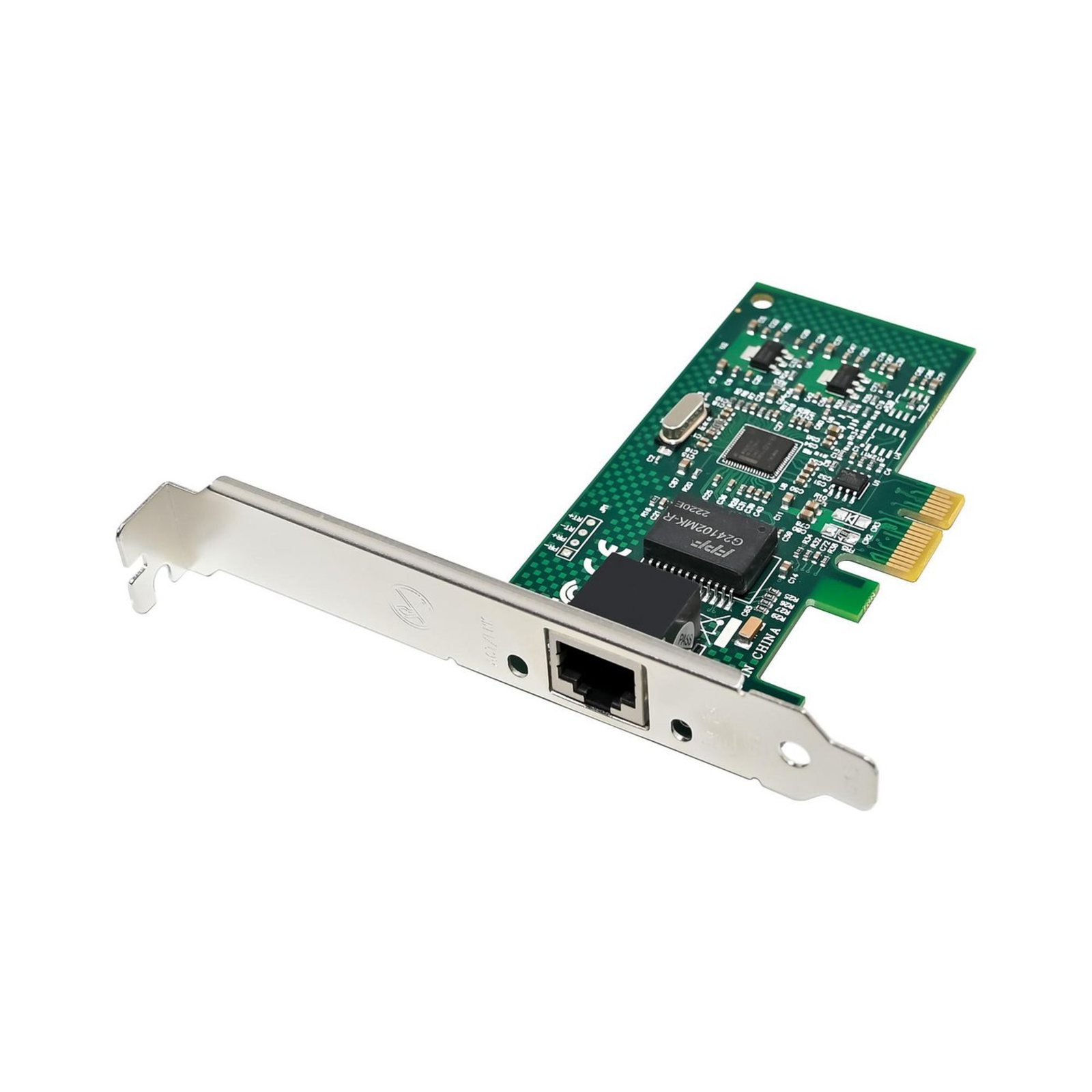 Micro Connect 1 Port RJ45 Network Card PCIe Main Chip Intel 82574