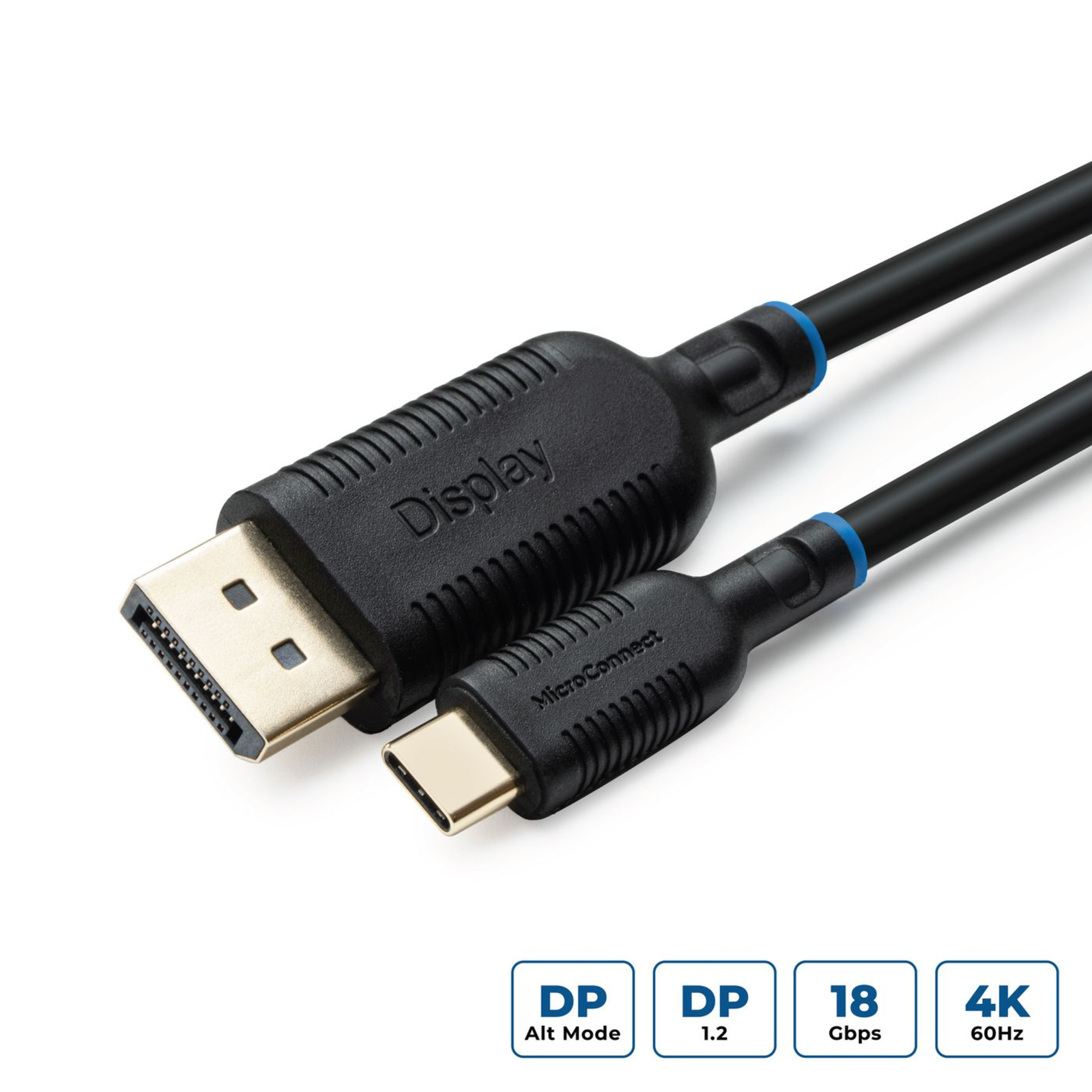 Micro Connect USB-C Displayport Cable 1m