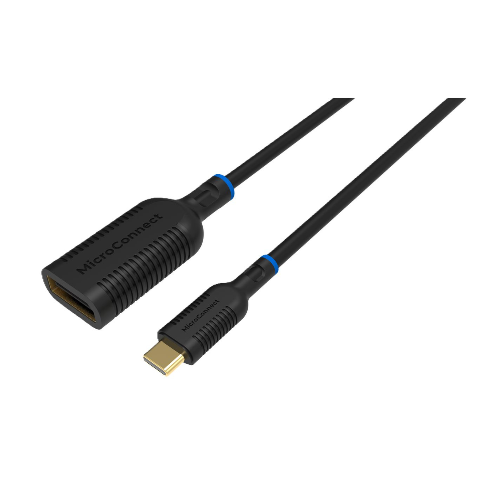 Micro Connect USB-C to Displayport Adapter 02m Black