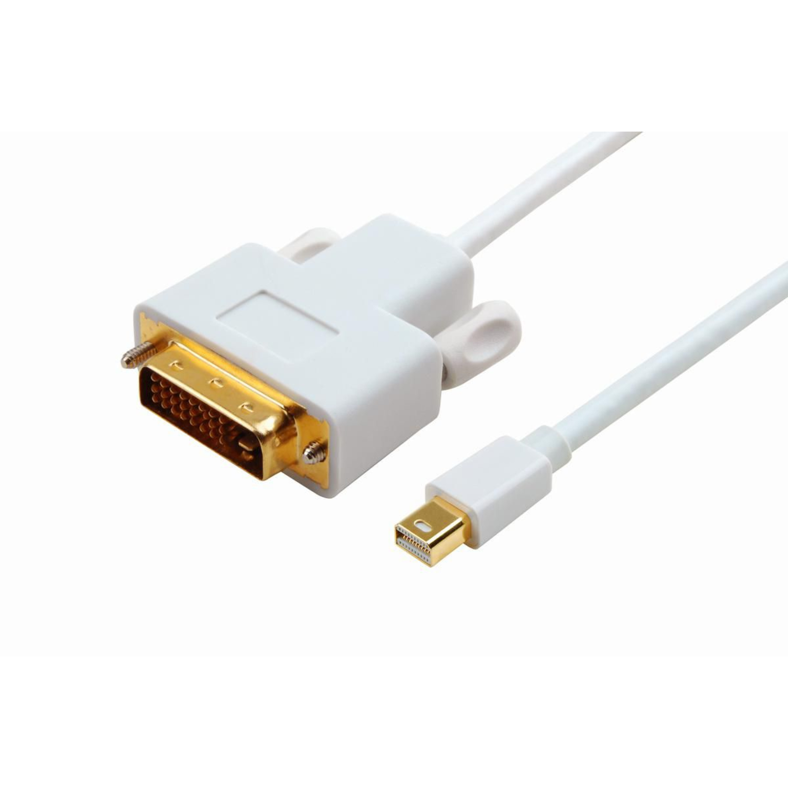 Micro Connect Mini DisplayPort to DVI-D Cable 1m Dual Link 24+1