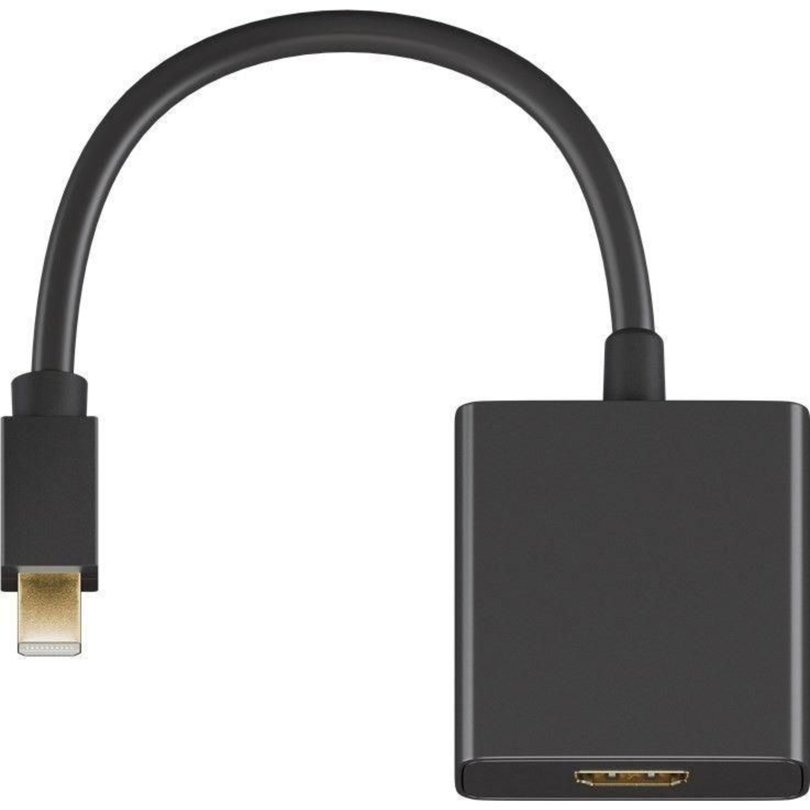Micro Connect Mini Displayport-HDMI 1.2 M-F 15cm Black with Audio