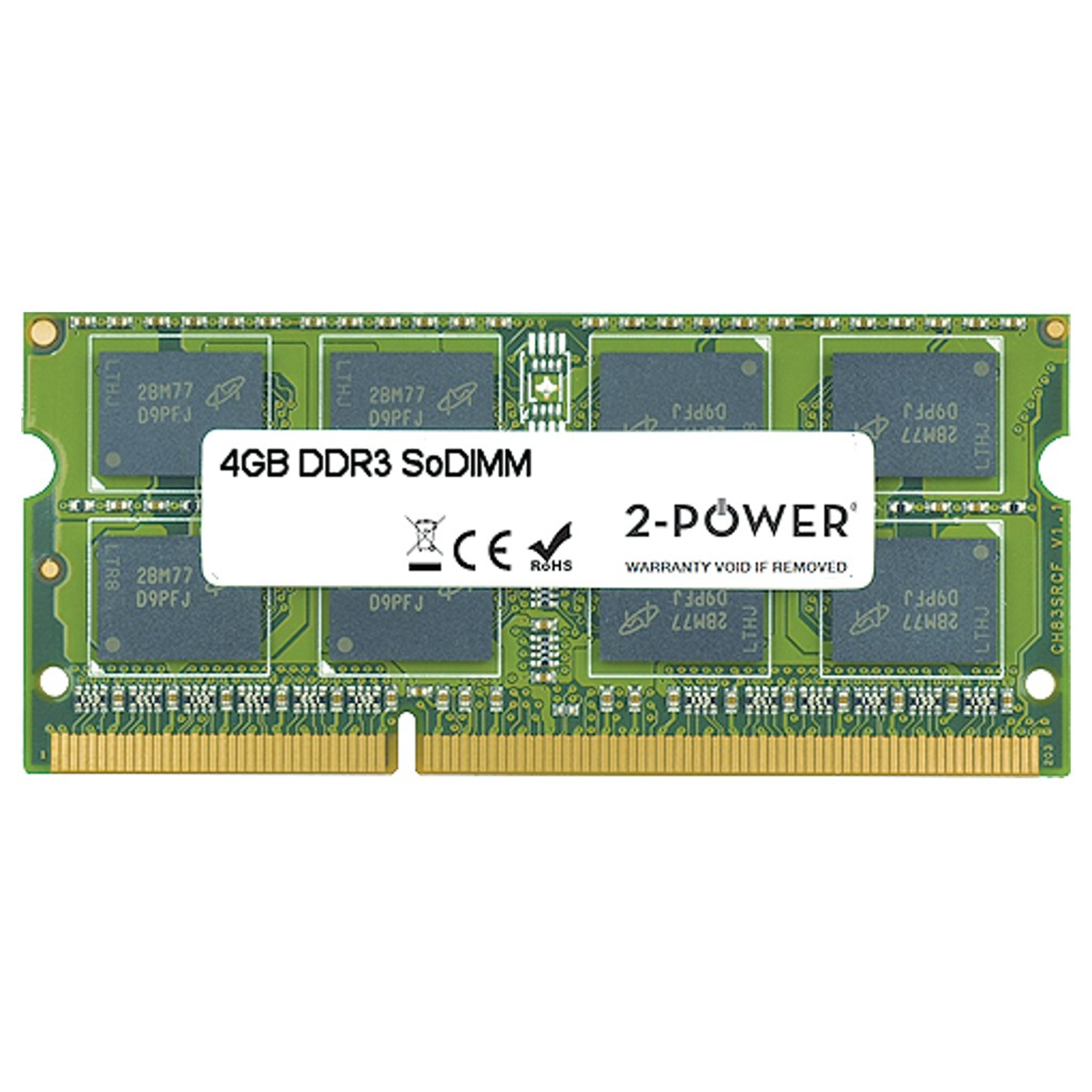2-POWER 4GB MultiSpeed 1066/1333/1600 MHz SoDIMM