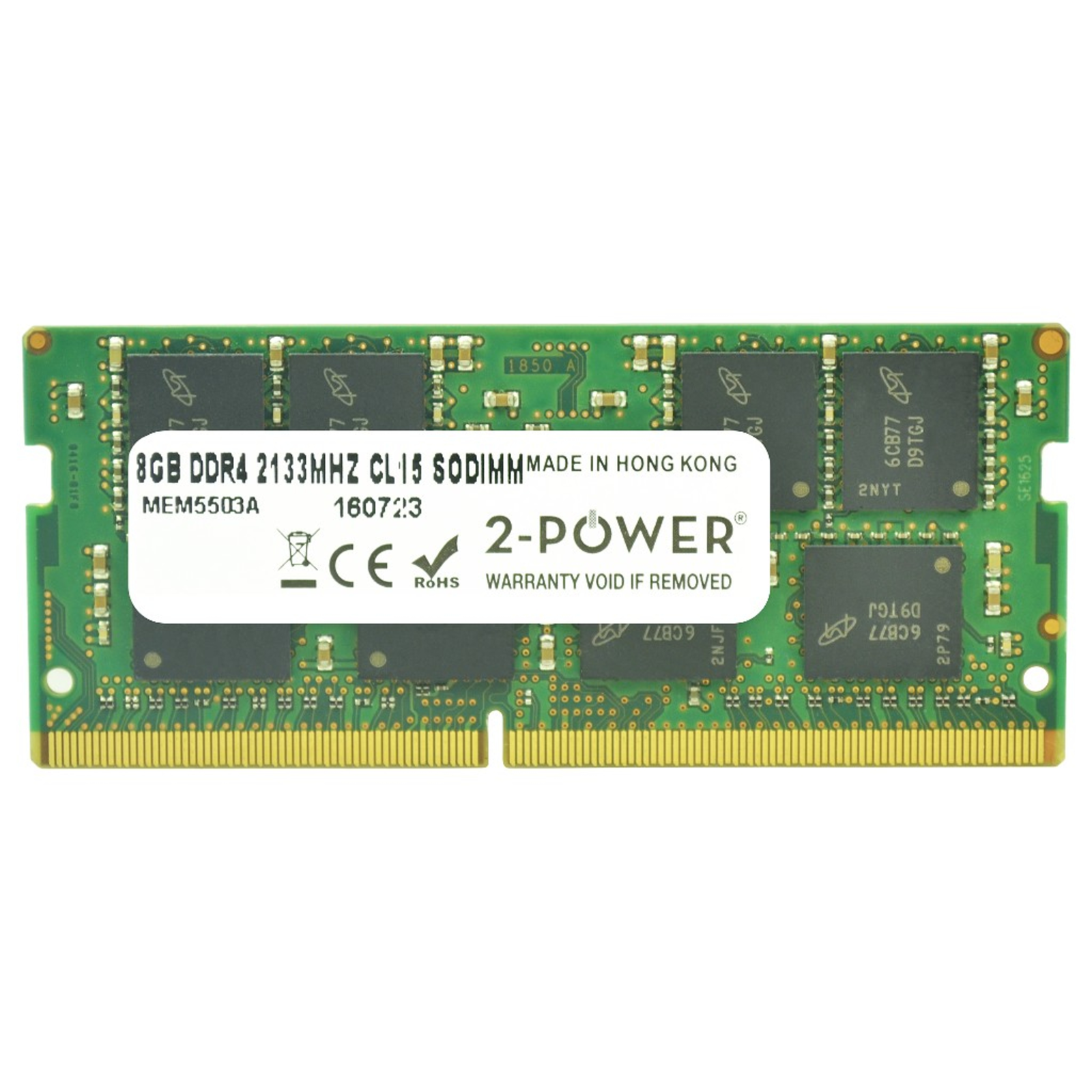 2-POWER MEM5503A 8 GB 1 X 8 GB DDR4 2133 MHz Green