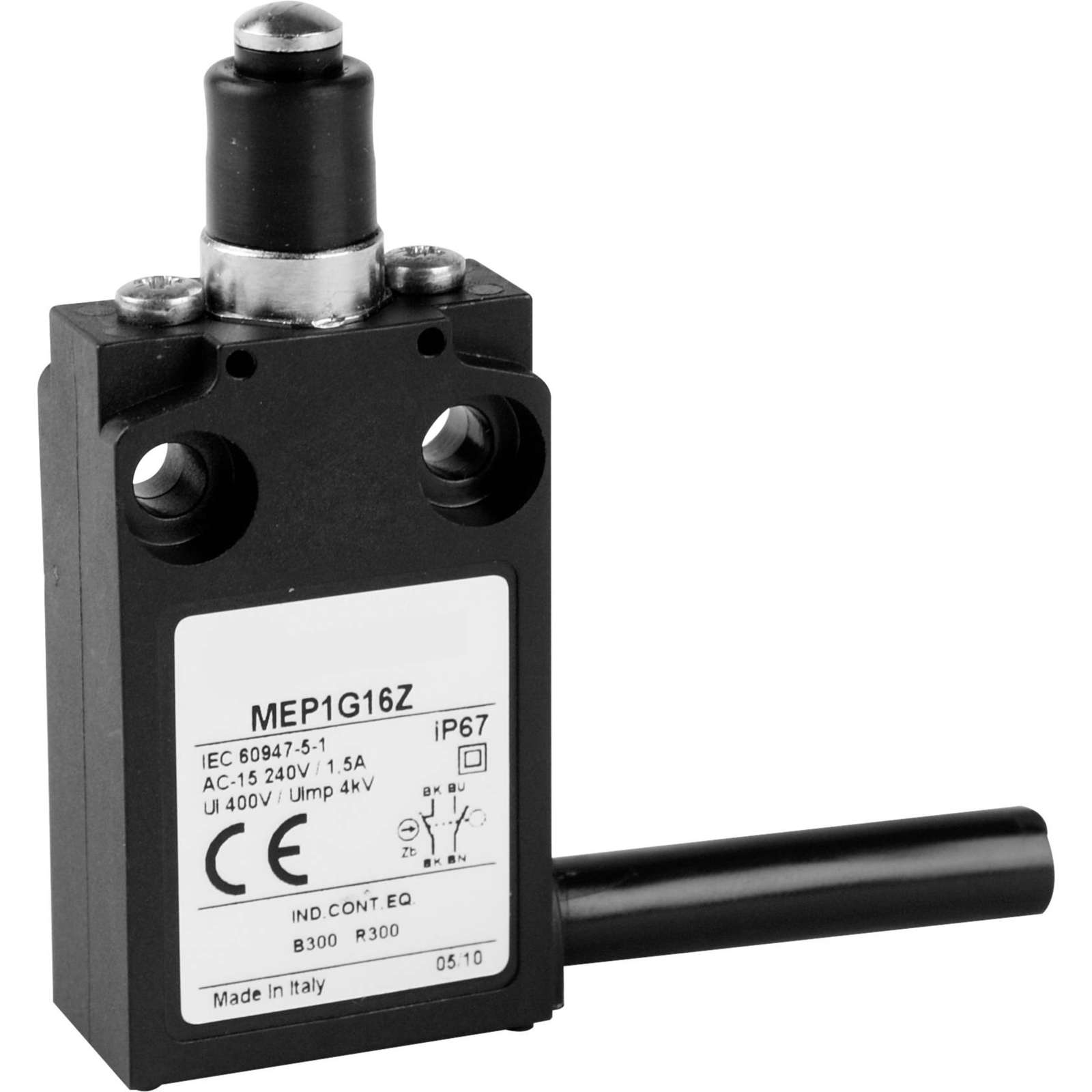 Panasonic MEP1G16Z MEP1G16Z Limit Switch 24 V 5 A Plunger IP67 1 Pc.