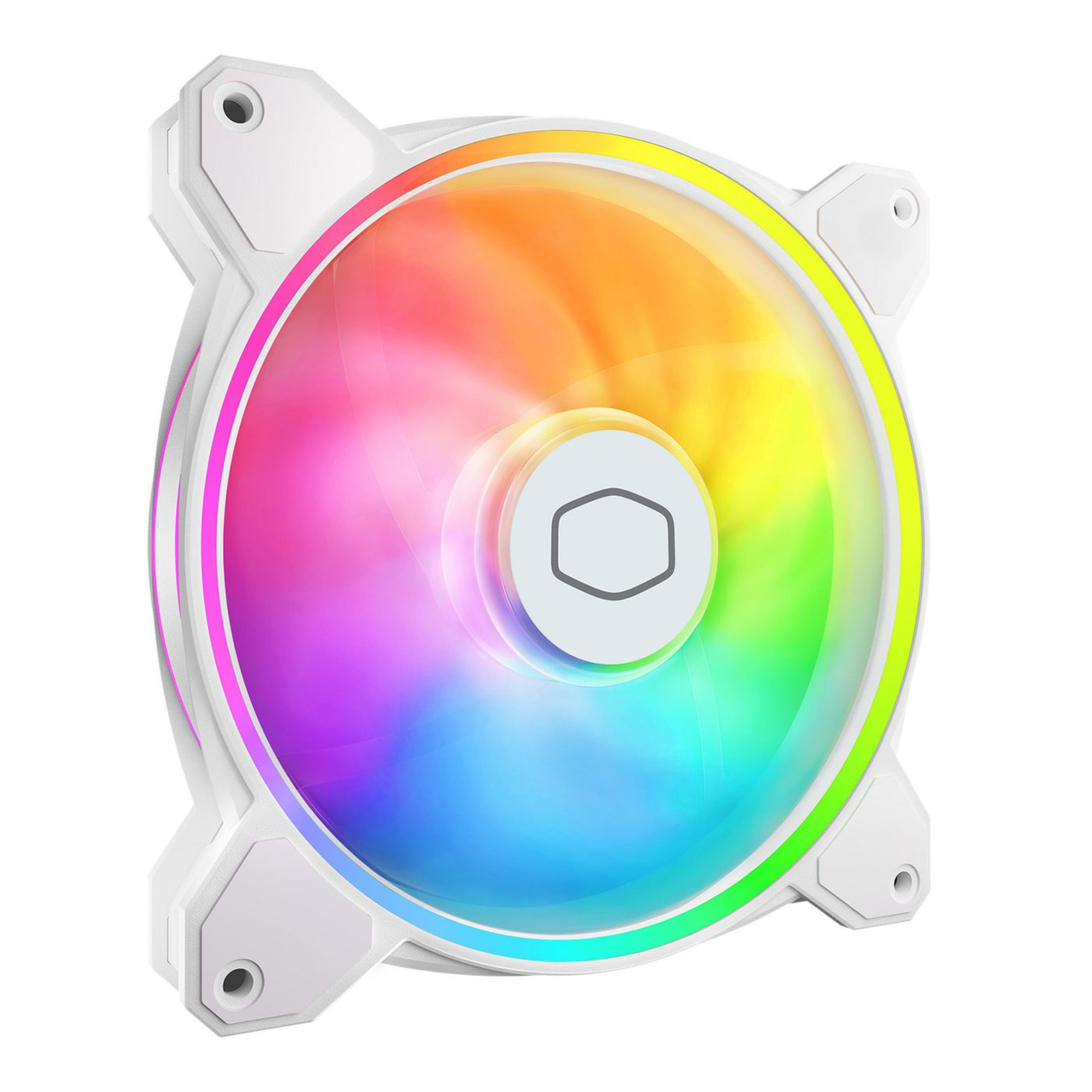 Cooler Master MasterFan MF140 HALO White Edition Computer Case Fan 14 Cm White (MFL-B4DW-16NP2-R2)
