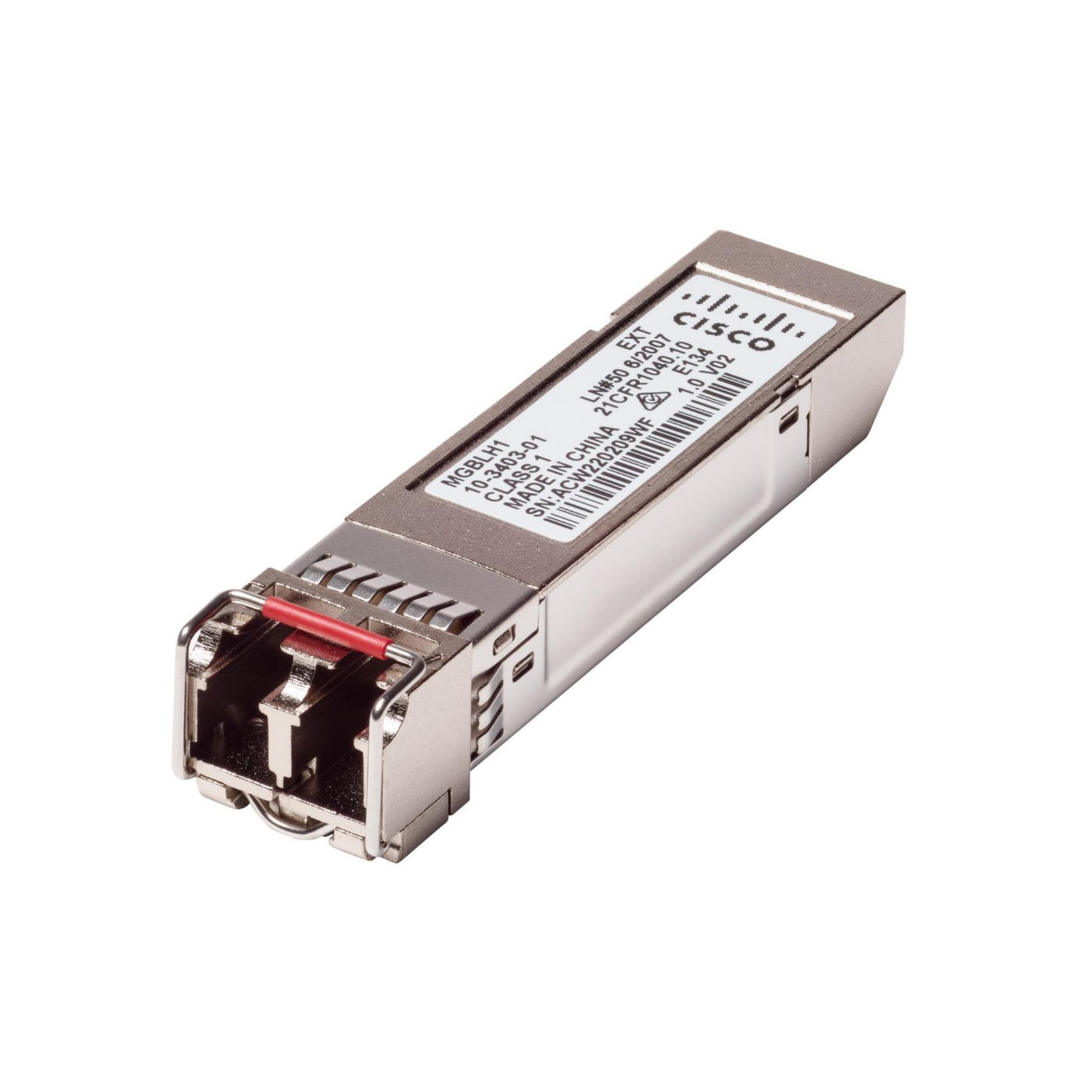 Cisco Gigabit LH Mini-GBIC SFP Fibre Optic 1000 Mbits Mini-GBIC LC LH 40000 M