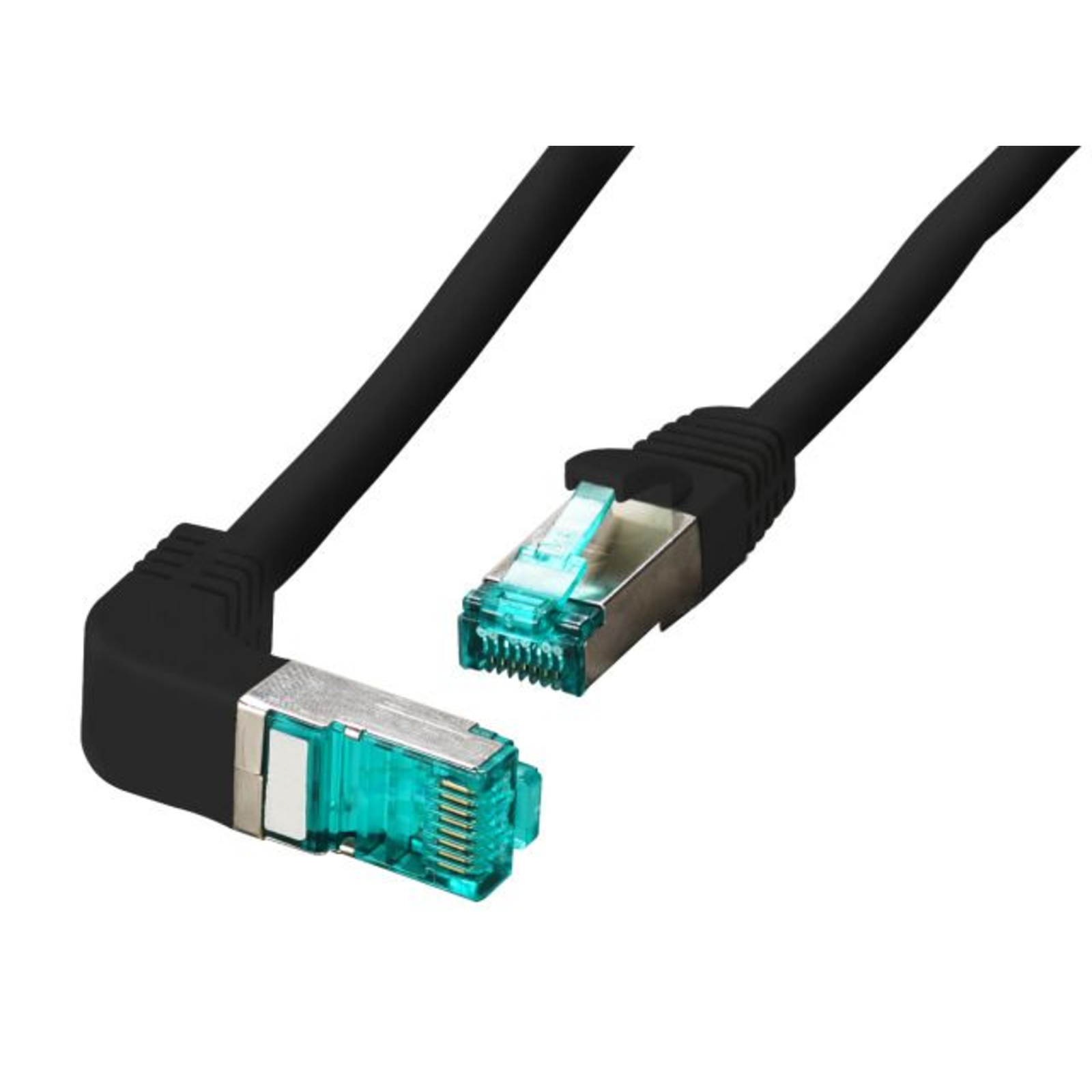 EFB Elektronik EFB MK6001W5B Patch Cable Cat.6a S/FTP Angled Straight 5 M Black