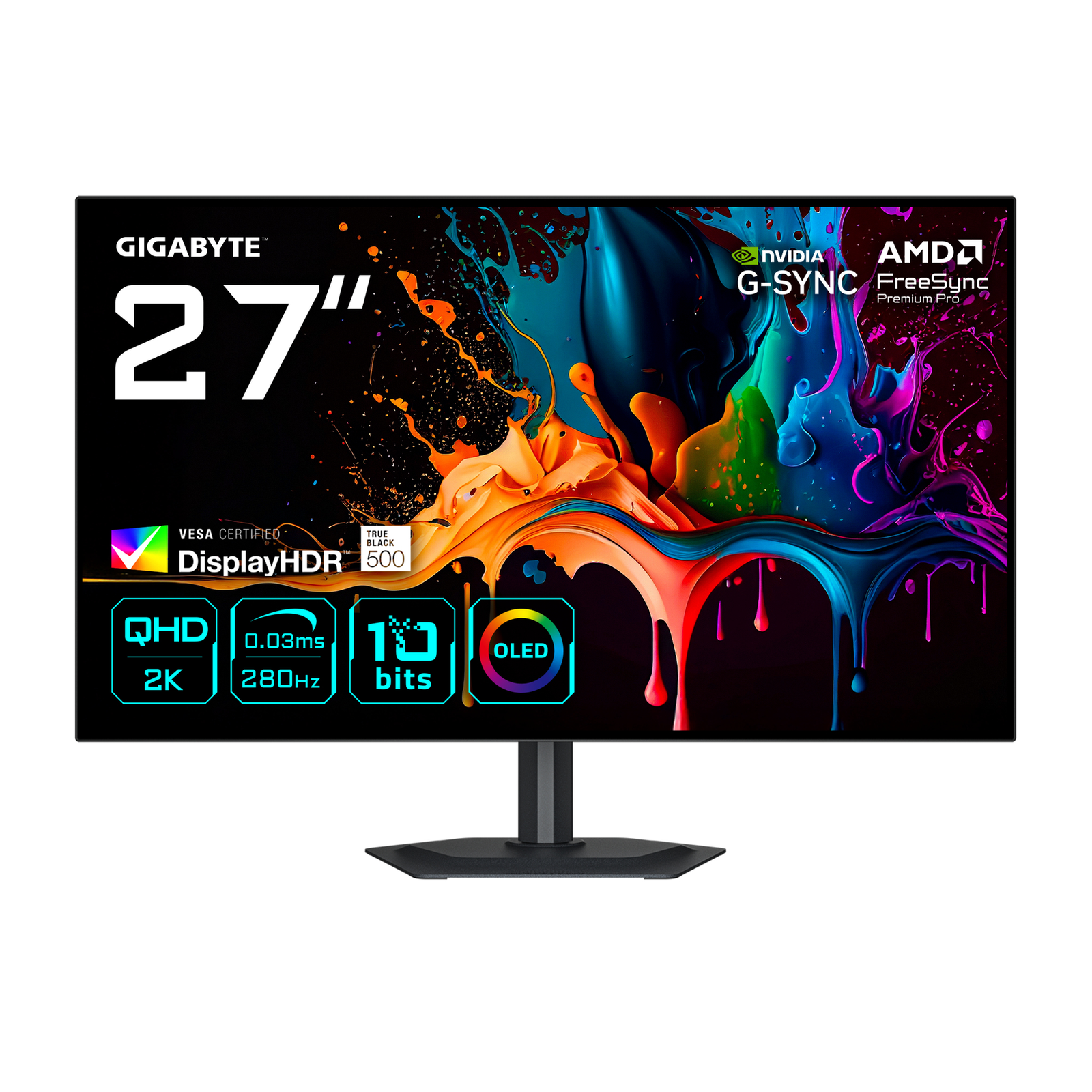 GIGABYTE MO27Q28G 27-inch OLED 2560 X 1440 (QHD) 280Hz